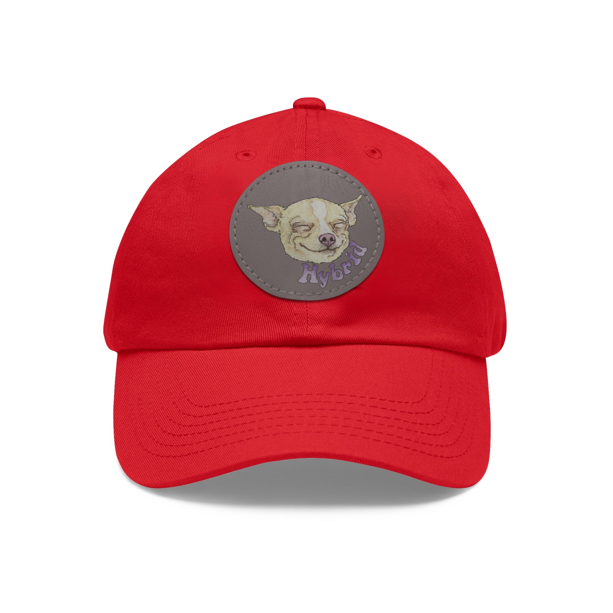 Hybrid | Dad Hat with Leather Patch