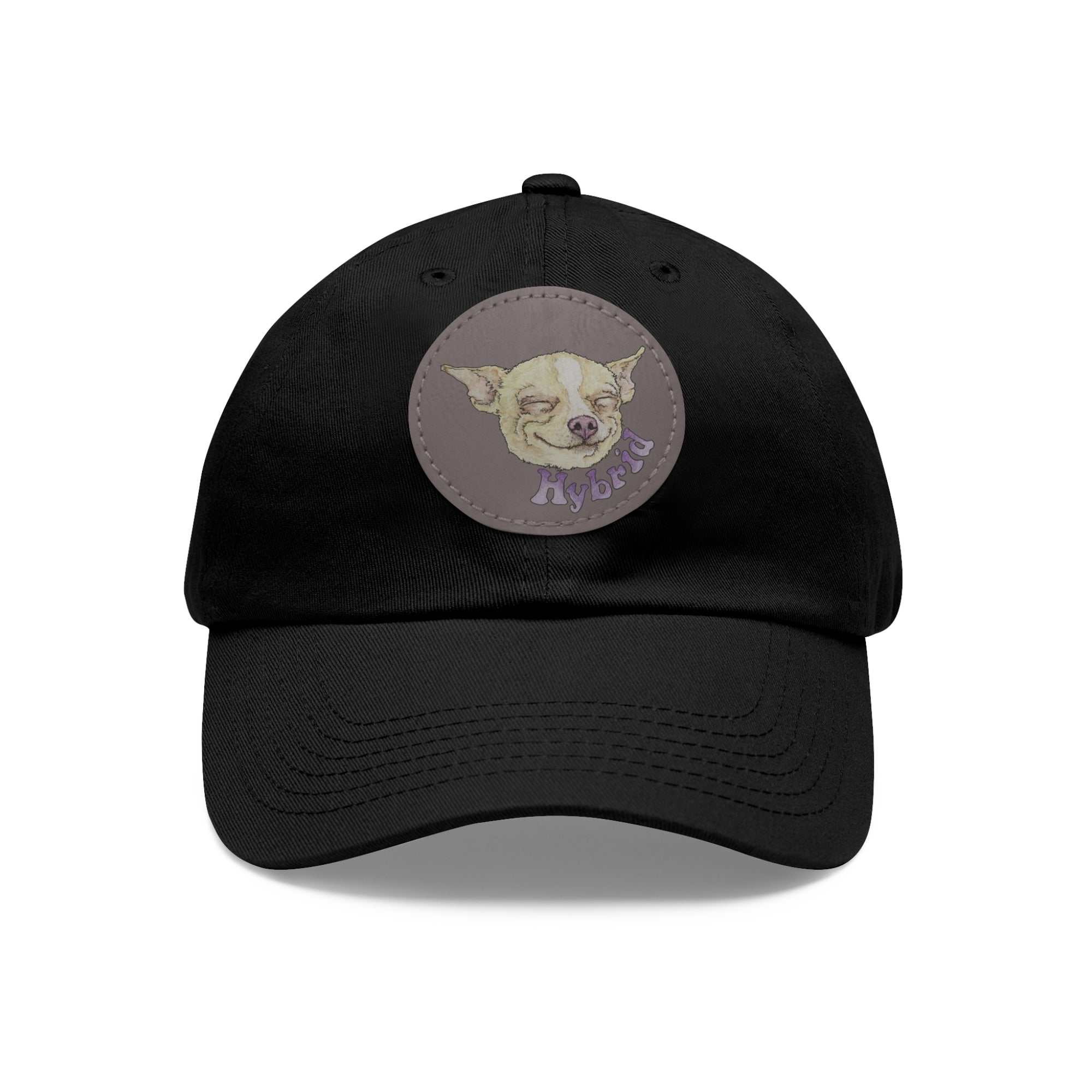 Hybrid | Dad Hat with Leather Patch