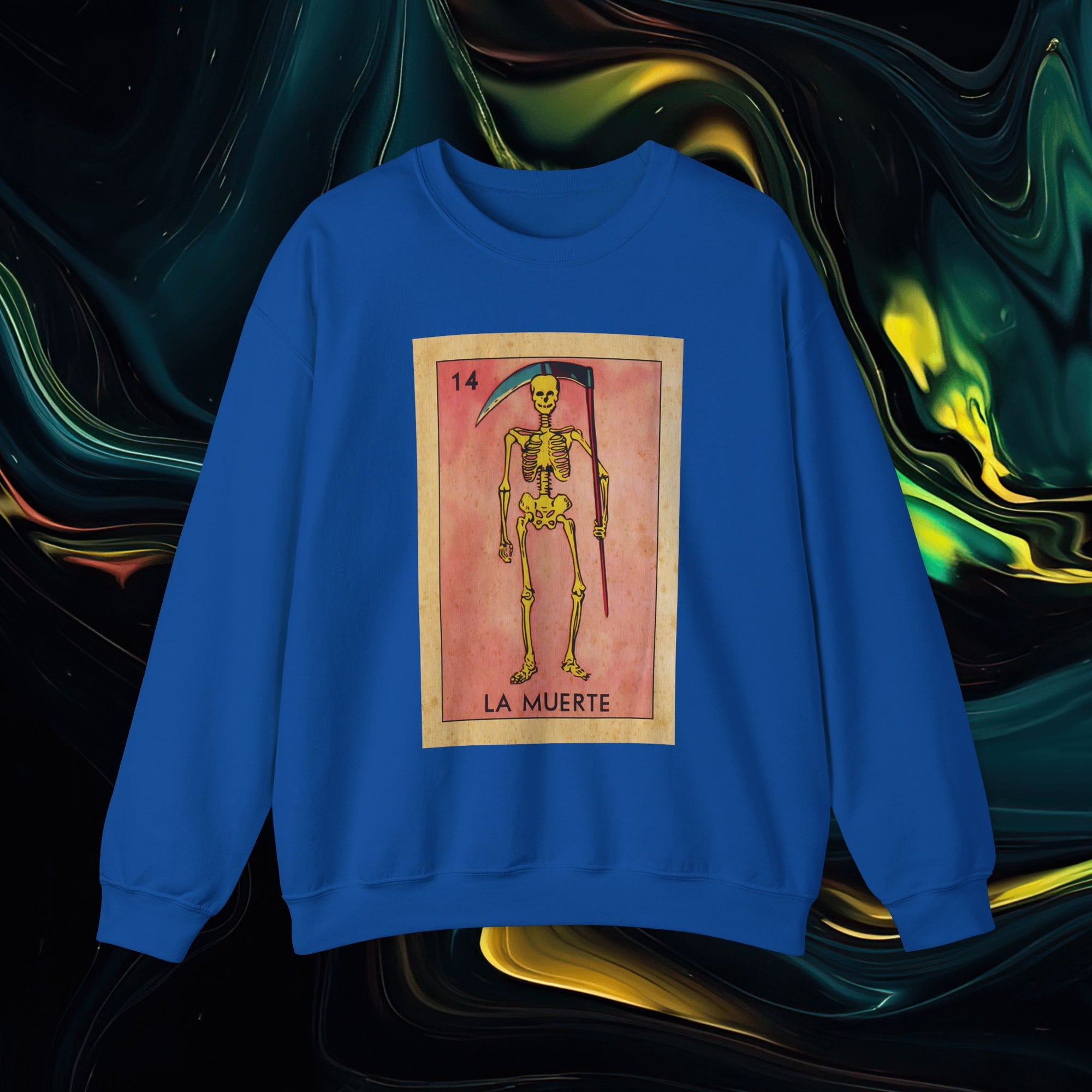 Muerte | Gildan 18000 | Unisex Heavy Blend™ Crewneck Sweatshirt