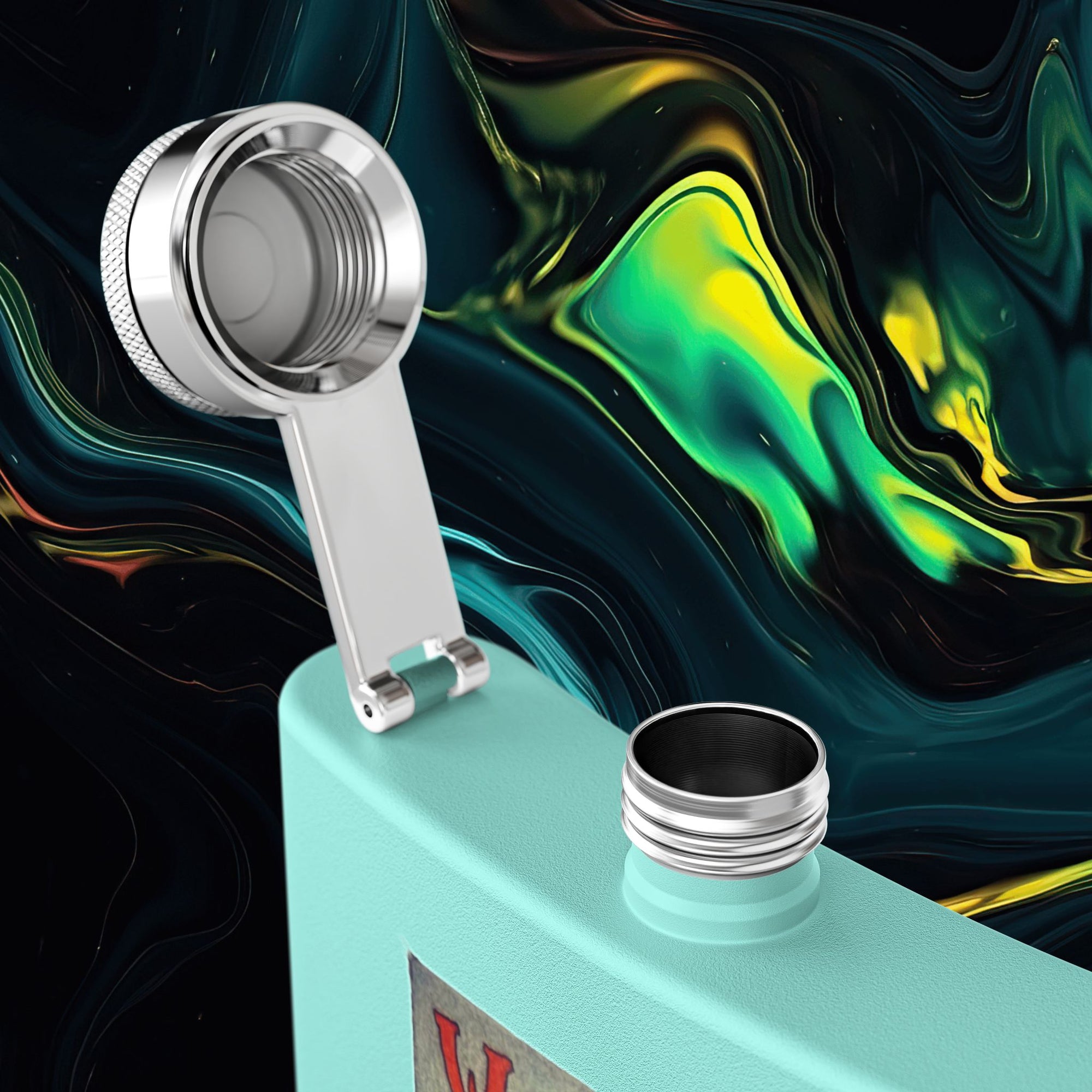 Wooo | Stainless Steel Flask - 6oz Hip Flask for Parties &amp; Celebrations