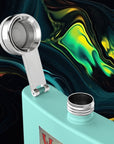 Wooo | Stainless Steel Flask - 6oz Hip Flask for Parties & Celebrations