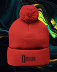Northside | Pom-Pom Knit Cap (Embroidery)