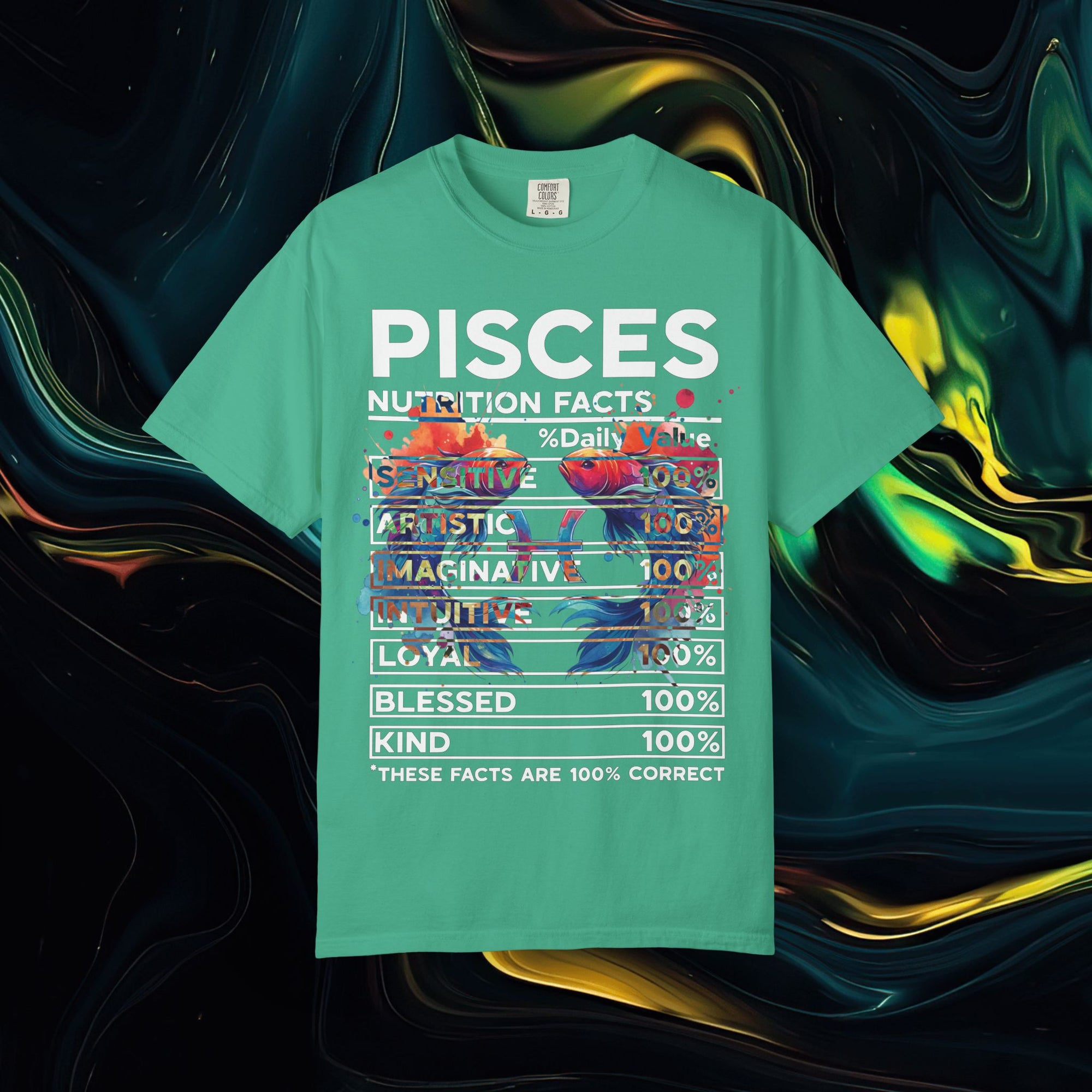Pisces | Comfort Colors C1717 | Unisex Garment-Dyed T-shirt