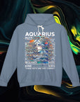 Aquarius | Comfort Colors 1467 | Unisex Lightweight Hooded Sweatshirt
