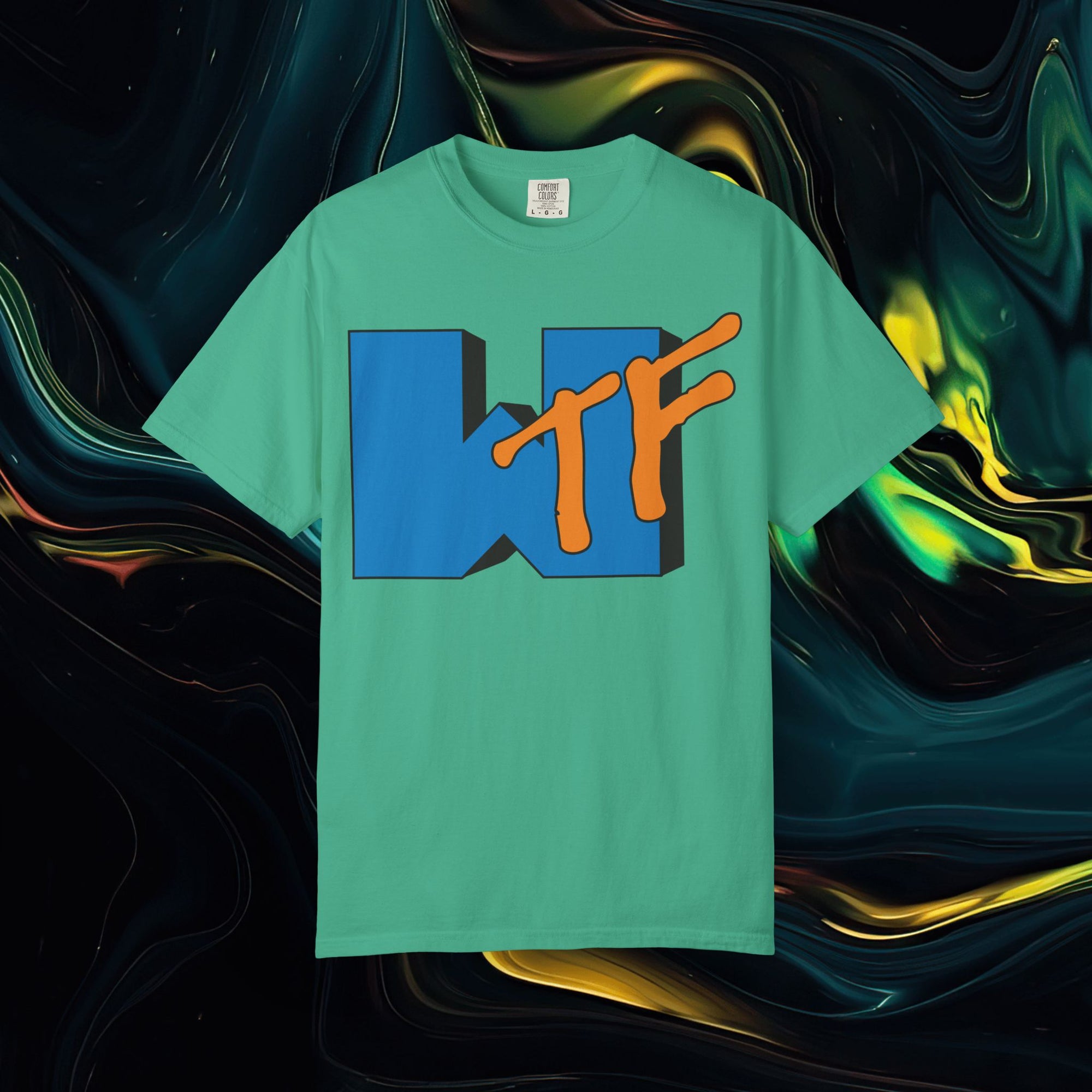 Wtf | Comfort Colors C1717 | Unisex Garment-Dyed T-shirt