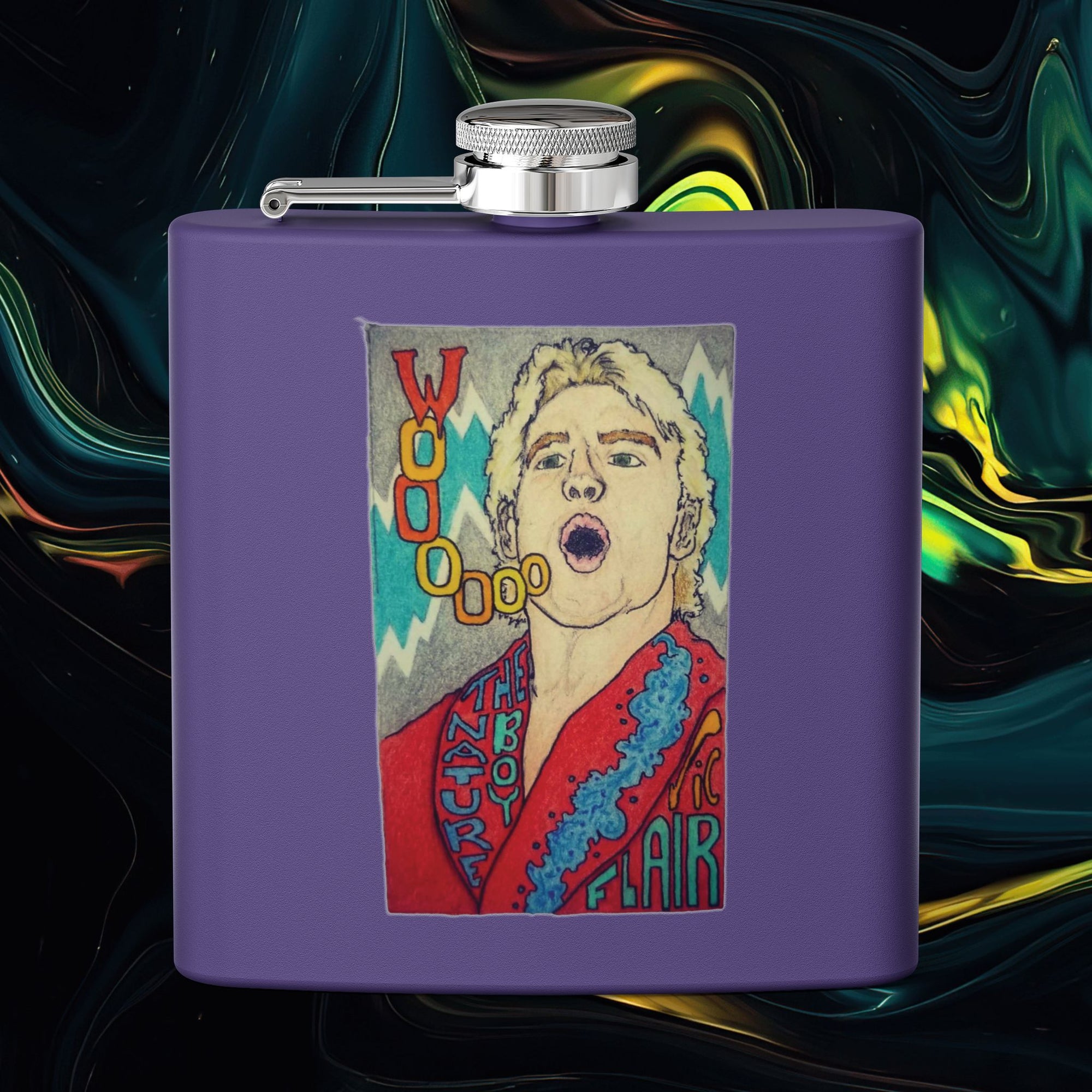 Wooo | Stainless Steel Flask - 6oz Hip Flask for Parties &amp; Celebrations