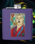 Wooo | Stainless Steel Flask - 6oz Hip Flask for Parties & Celebrations