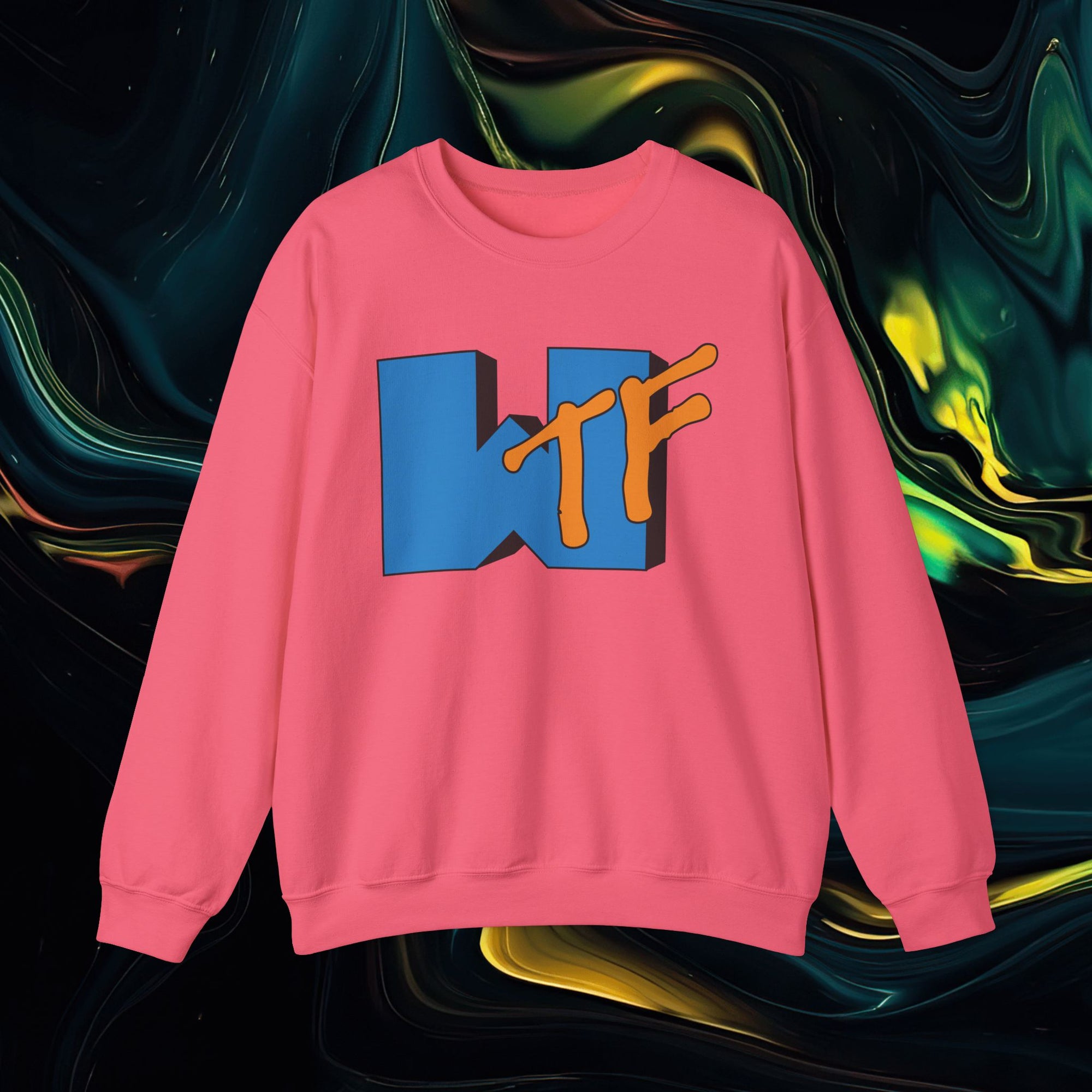Wtf | Gildan 18000 | Unisex Heavy Blend™ Crewneck Sweatshirt