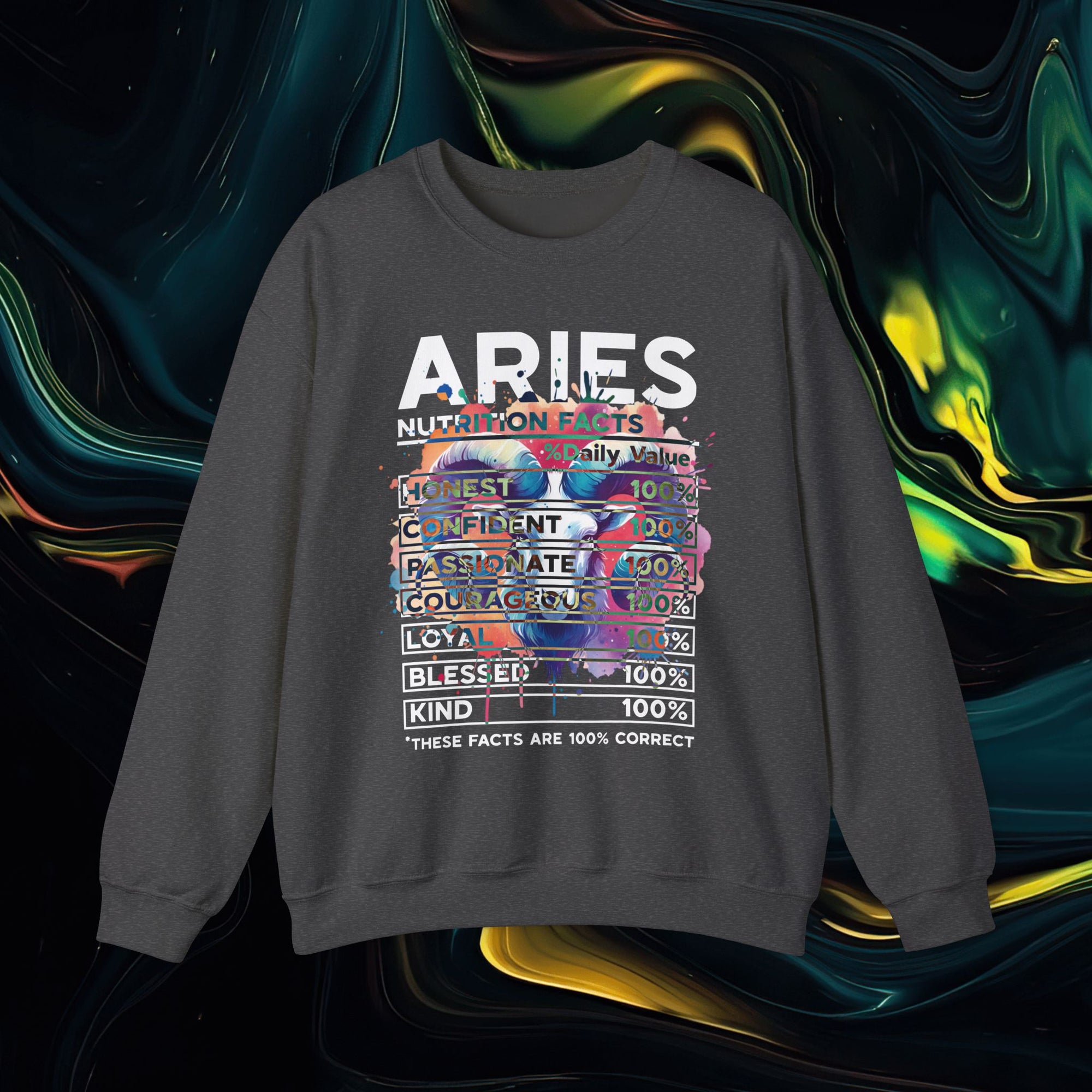 Aries | Gildan 18000 | Unisex Heavy Blend™ Crewneck Sweatshirt