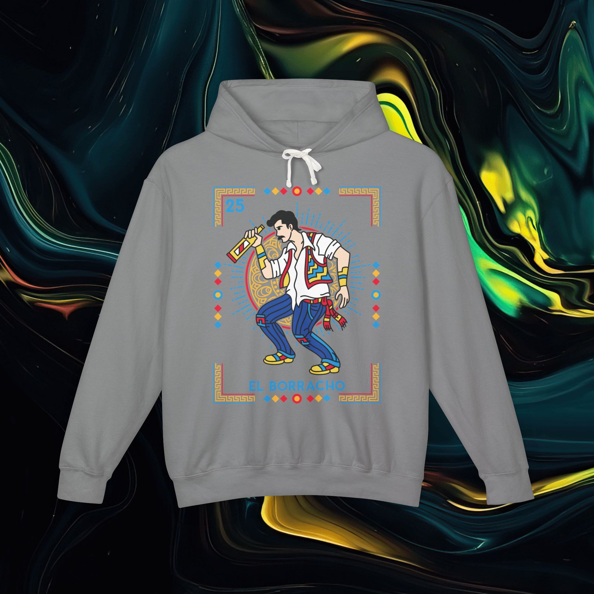 Borracho | Comfort Colors 1467 | Unisex Lightweight Hooded Sweatshirt