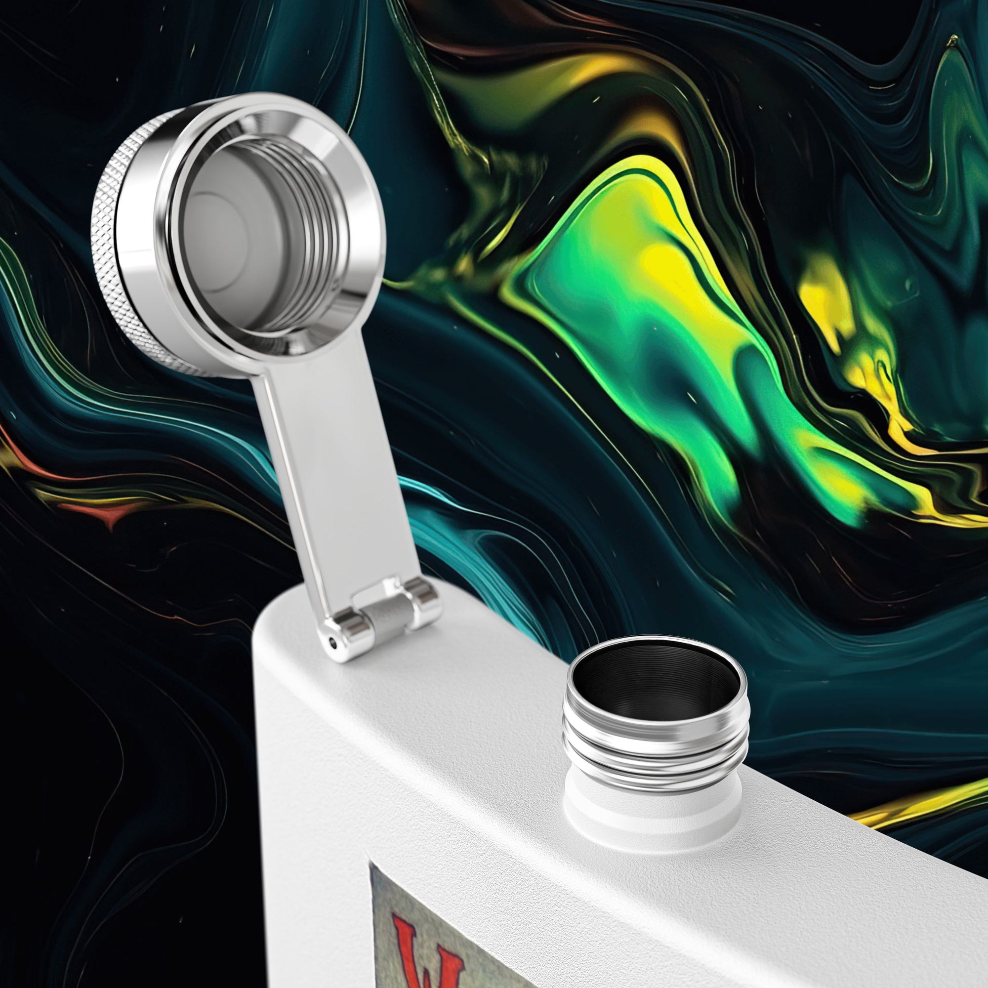 Wooo | Stainless Steel Flask - 6oz Hip Flask for Parties &amp; Celebrations