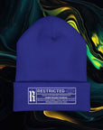 Rated R | Classic Embroidered Cuffed Beanie - Stylish Streetwear Accessory