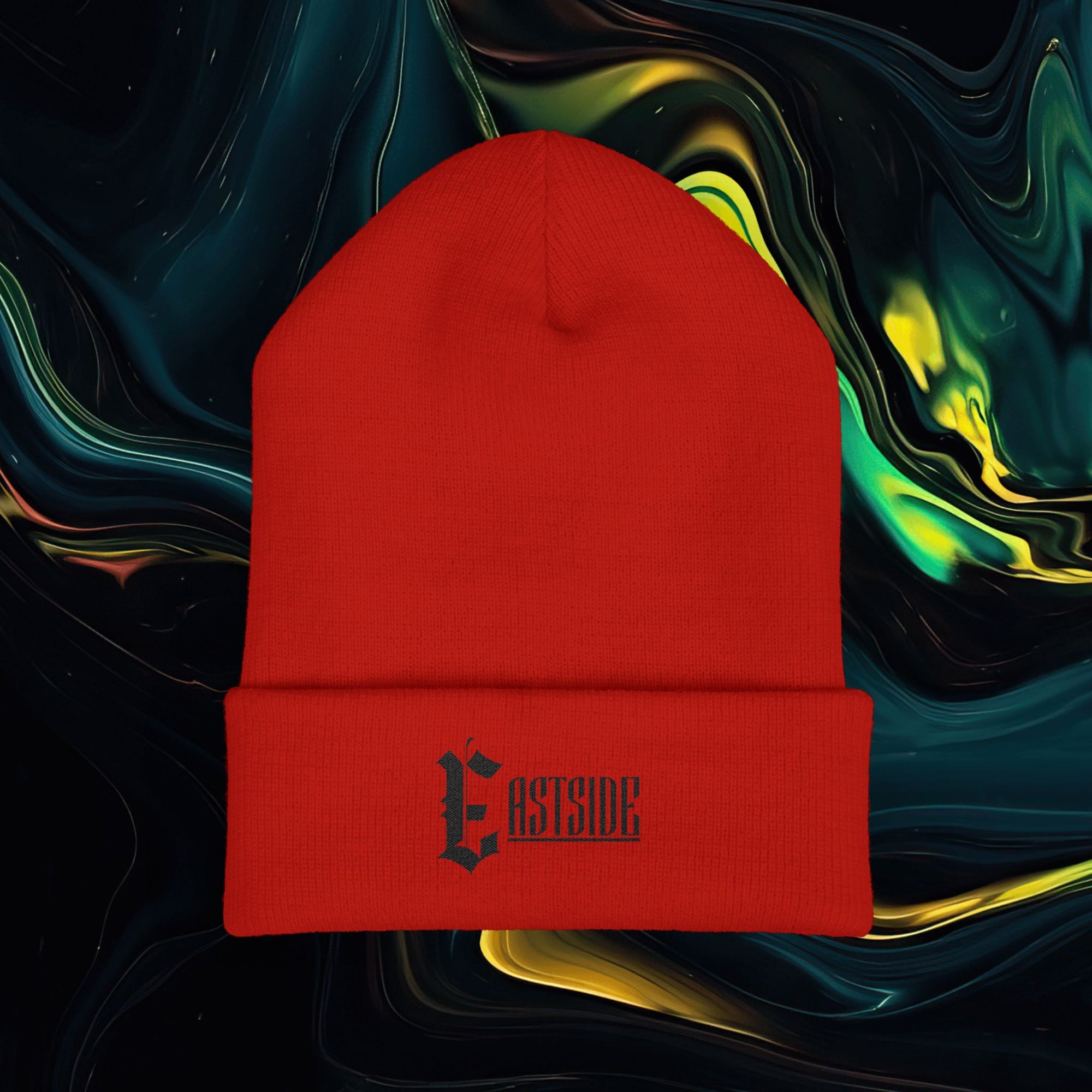 Eastside | Classic Embroidered Cuffed Beanie - Stylish Streetwear Accessory
