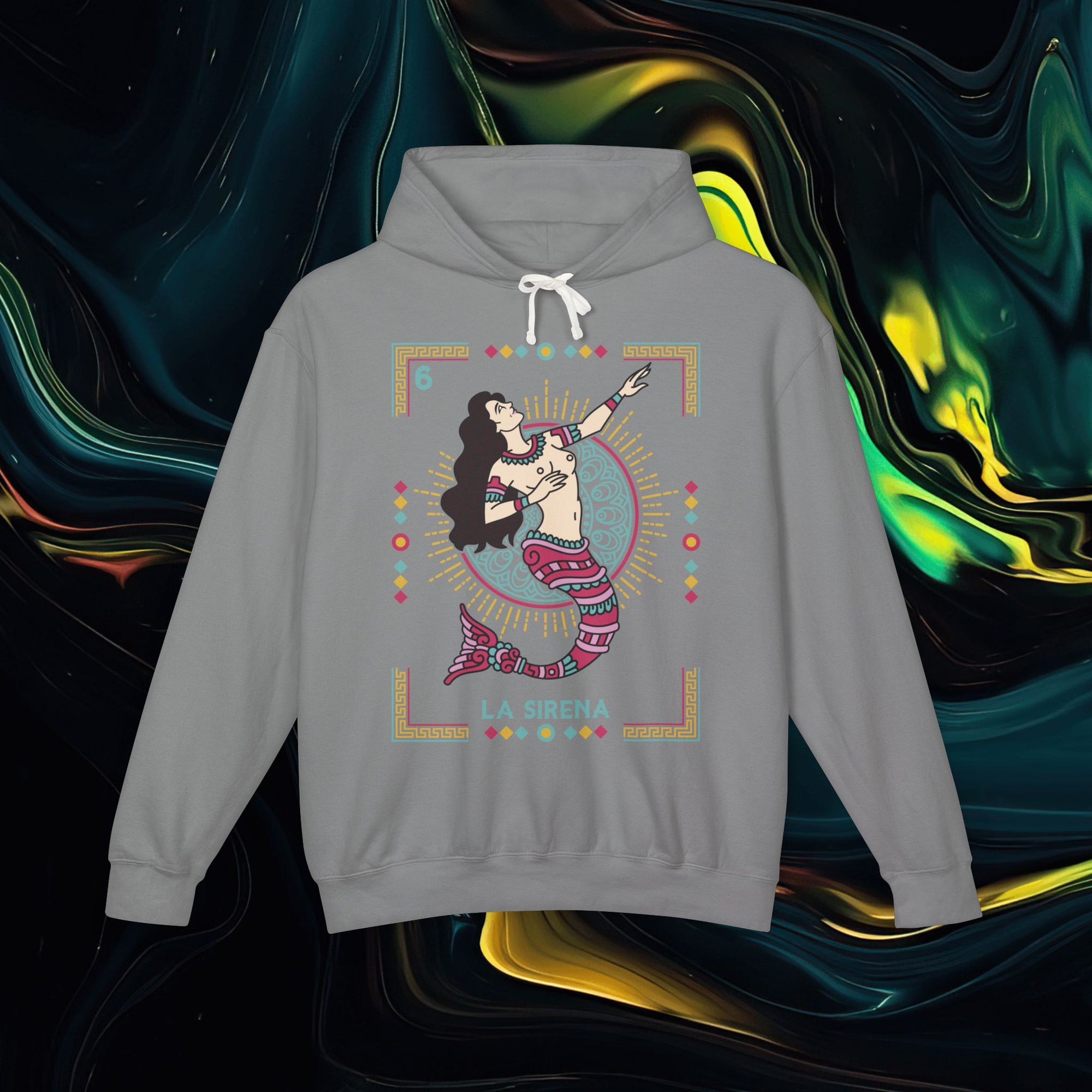 Sirena | Comfort Colors 1467 | Unisex Lightweight Hooded Sweatshirt