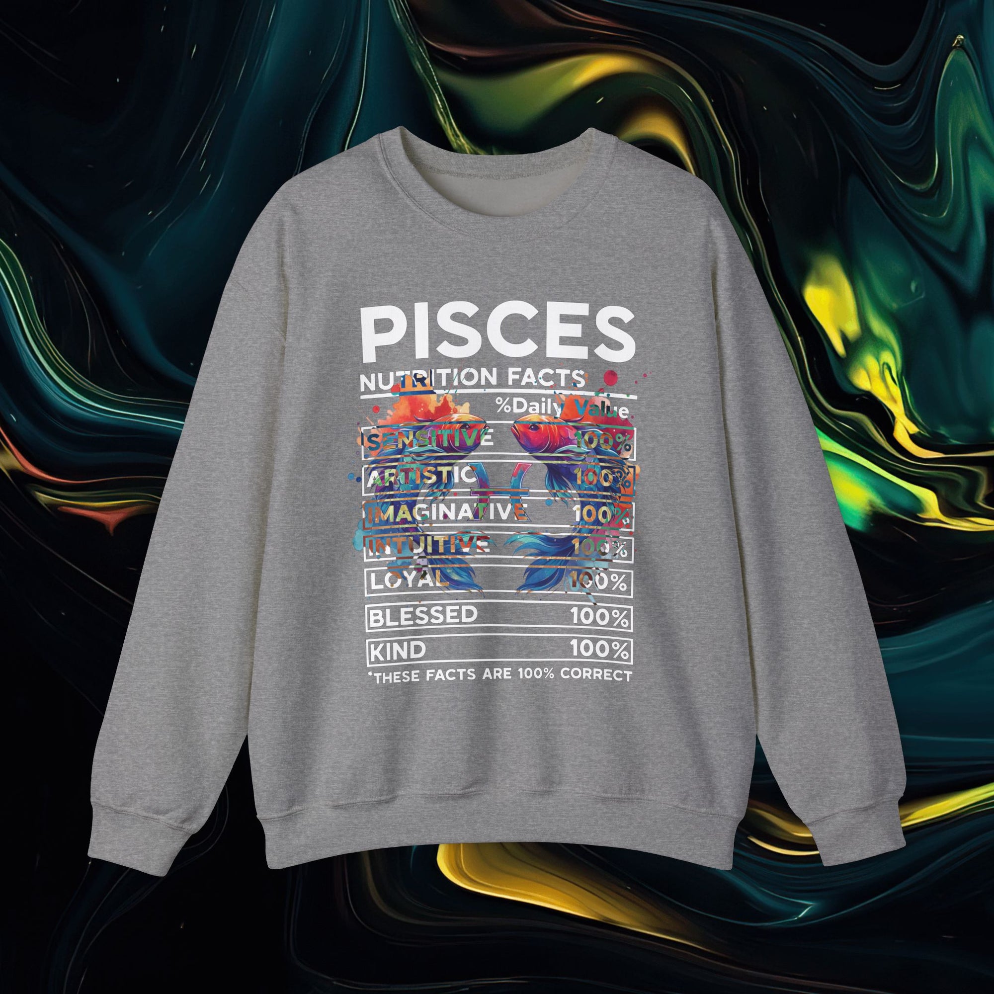 Pisces | Gildan 18000 | Unisex Heavy Blend™ Crewneck Sweatshirt