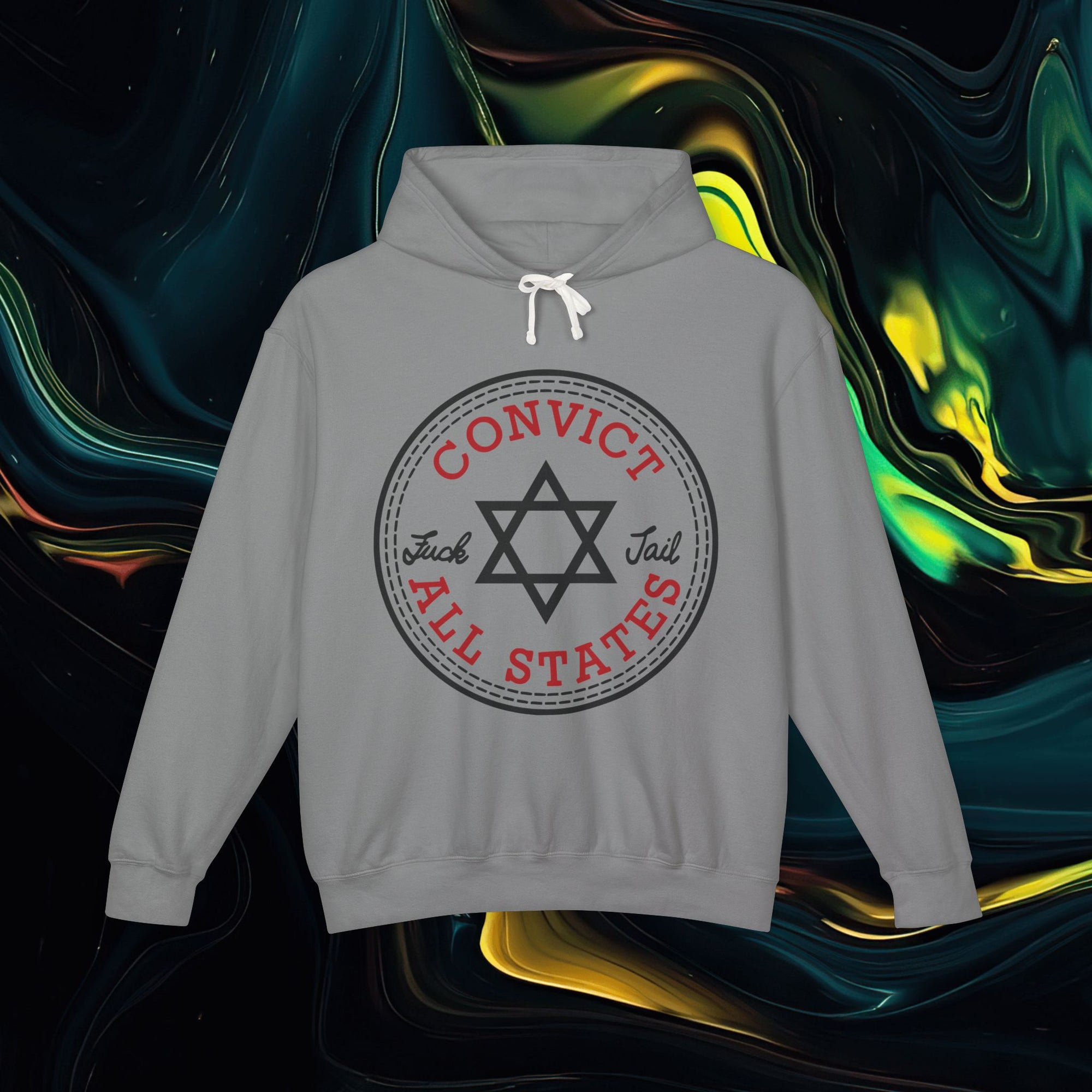 Convict | Comfort Colors 1467 | Unisex Lightweight Hooded Sweatshirt