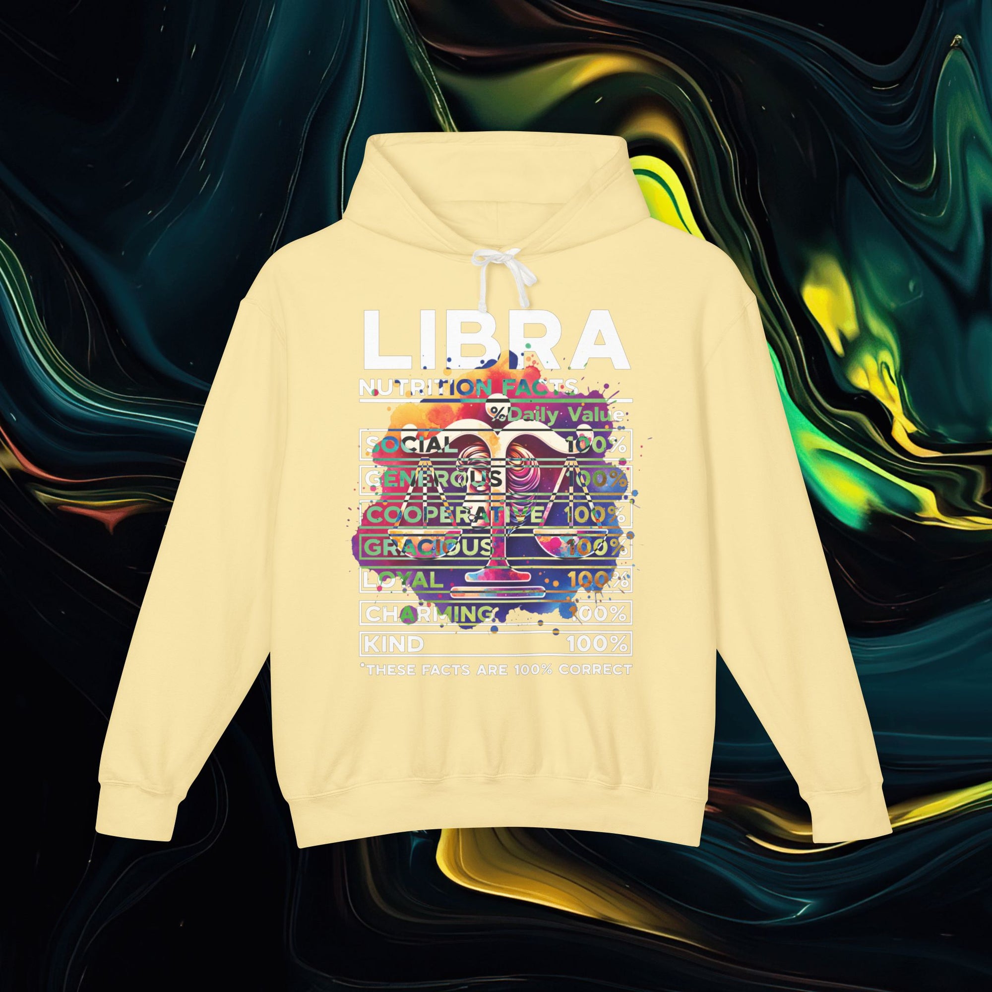 Libra | Comfort Colors 1467 | Unisex Lightweight Hooded Sweatshirt