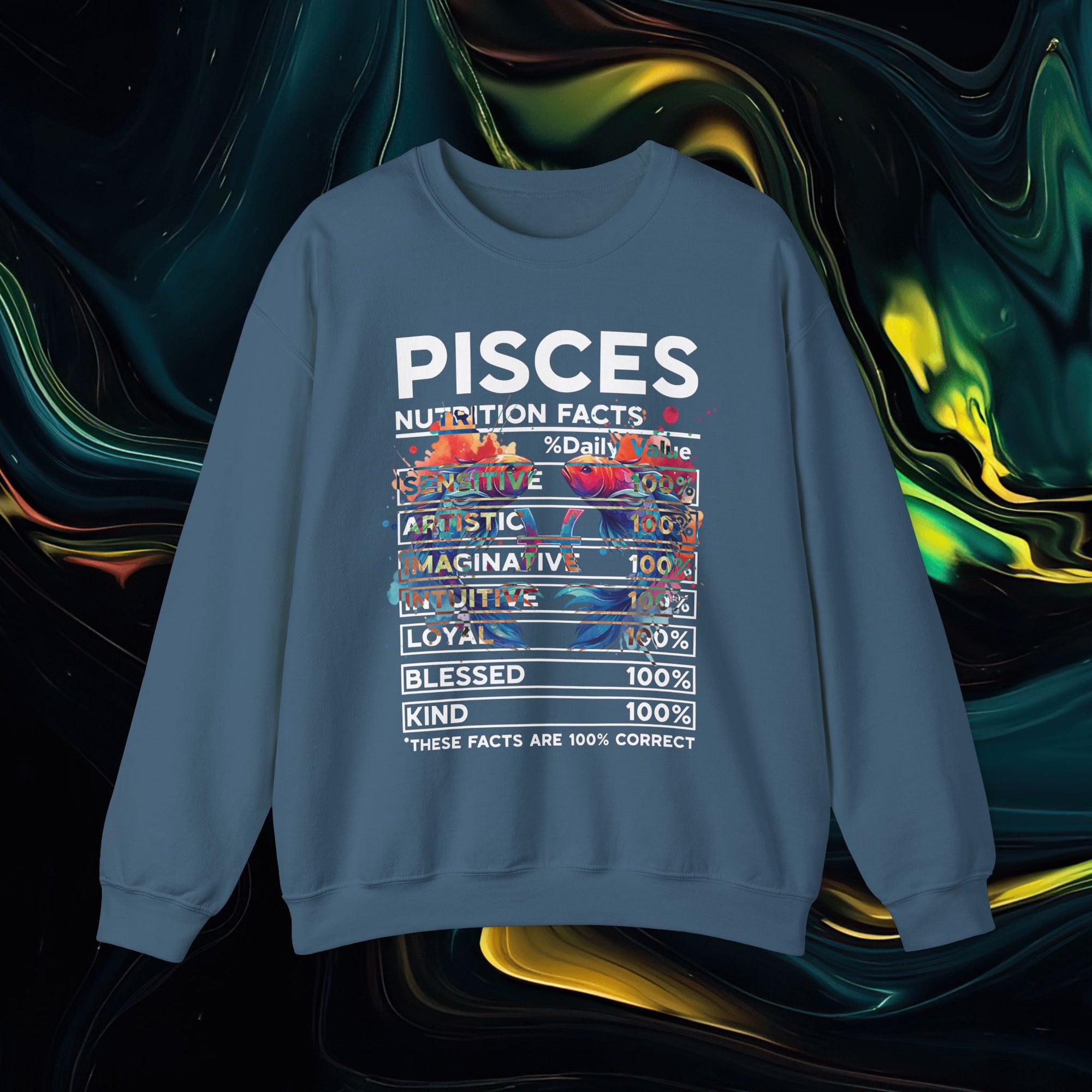 Pisces | Gildan 18000 | Unisex Heavy Blend™ Crewneck Sweatshirt