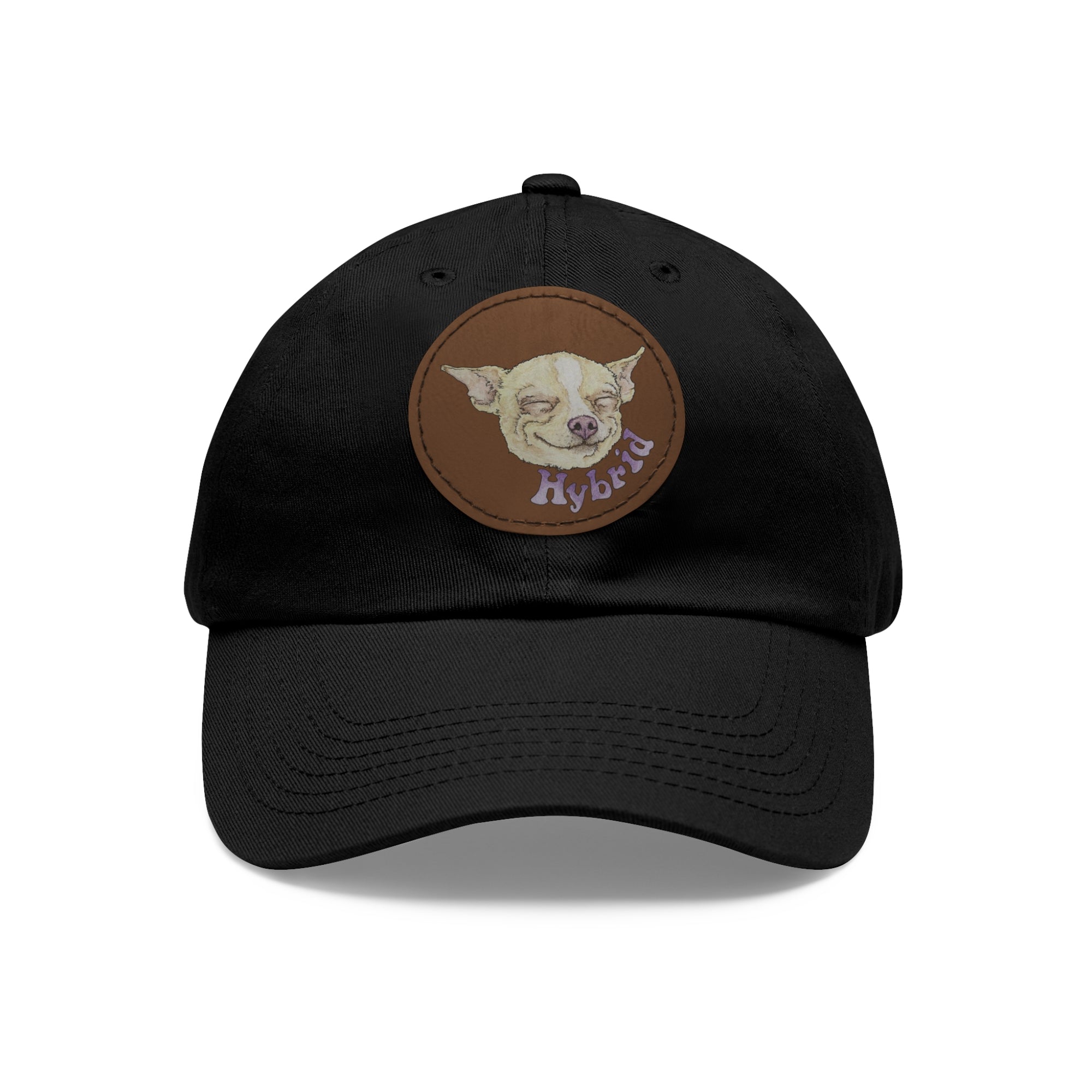 Hybrid | Dad Hat with Leather Patch