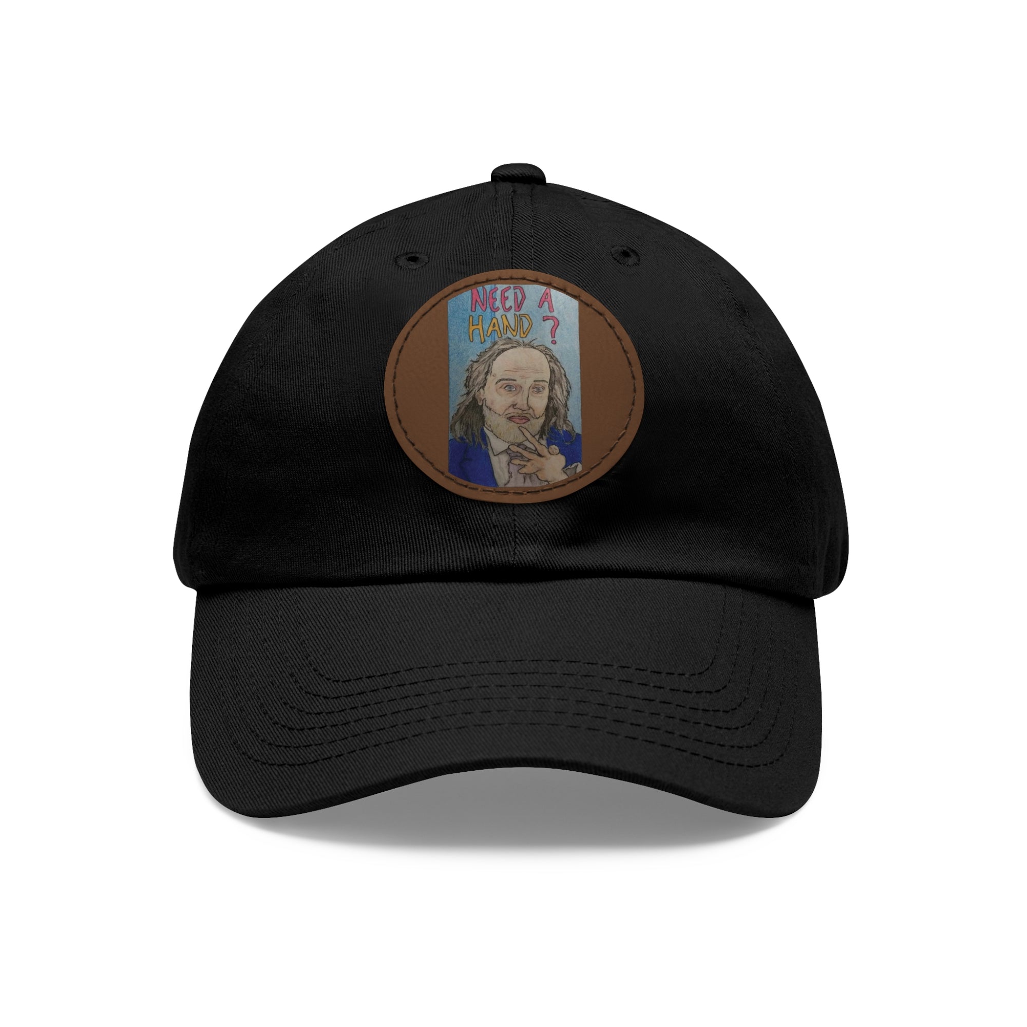 Need a Hand? | Dad Hat with Leather Patch