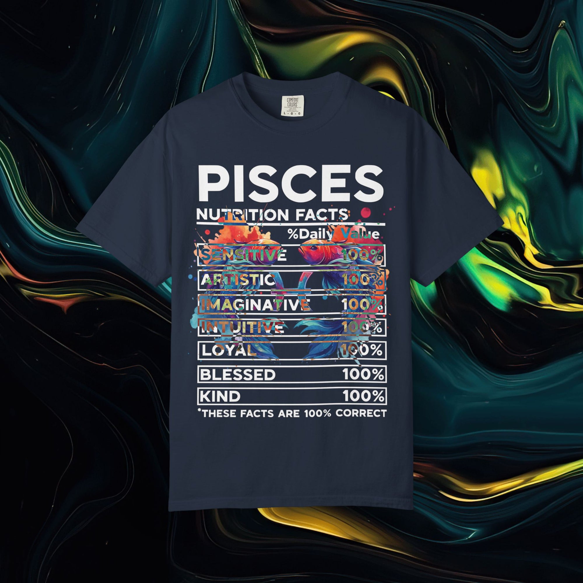 Pisces | Comfort Colors C1717 | Unisex Garment-Dyed T-shirt