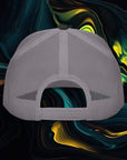 Solano Designs | Embroidered 5 Panel Trucker Cap - Trendy Casual Hat for Everyday Wear