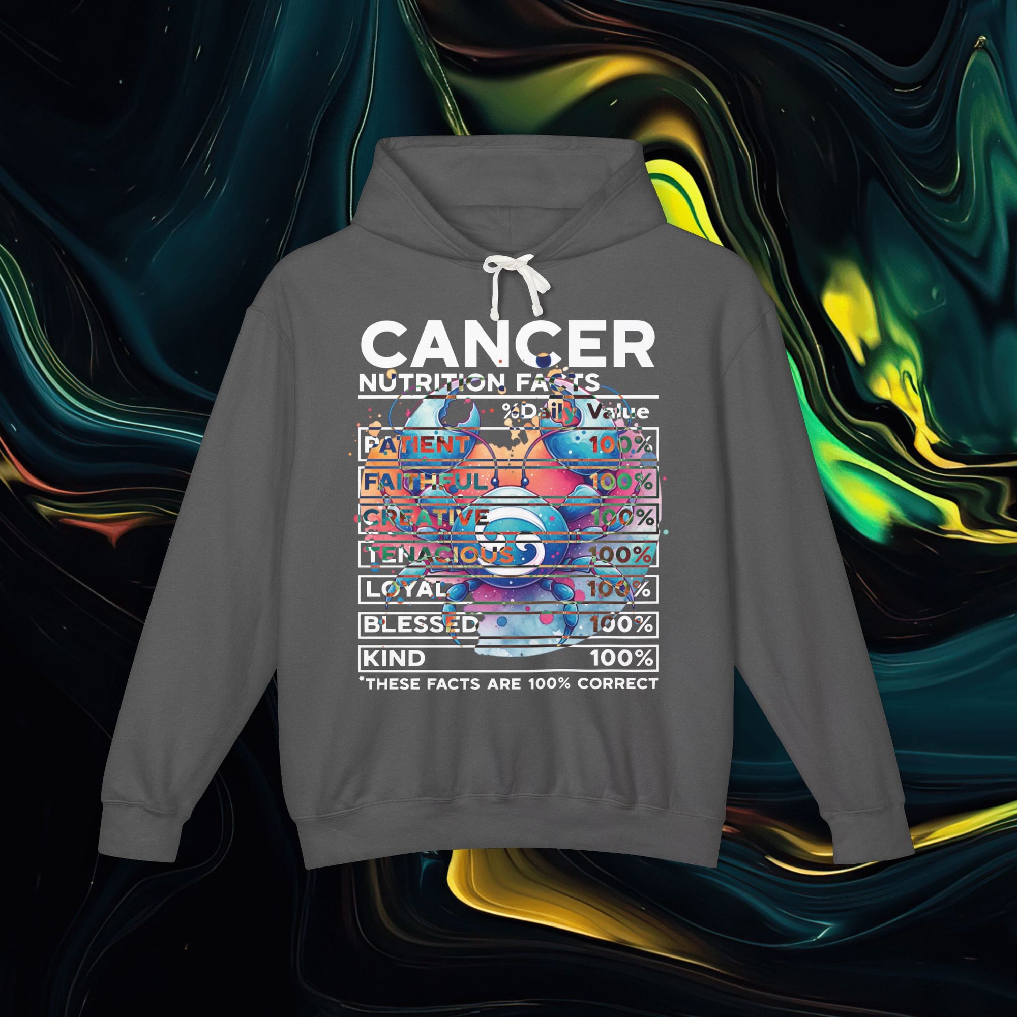 Cancer | Comfort Colors 1467 | Unisex Lightweight Hooded Sweatshirt