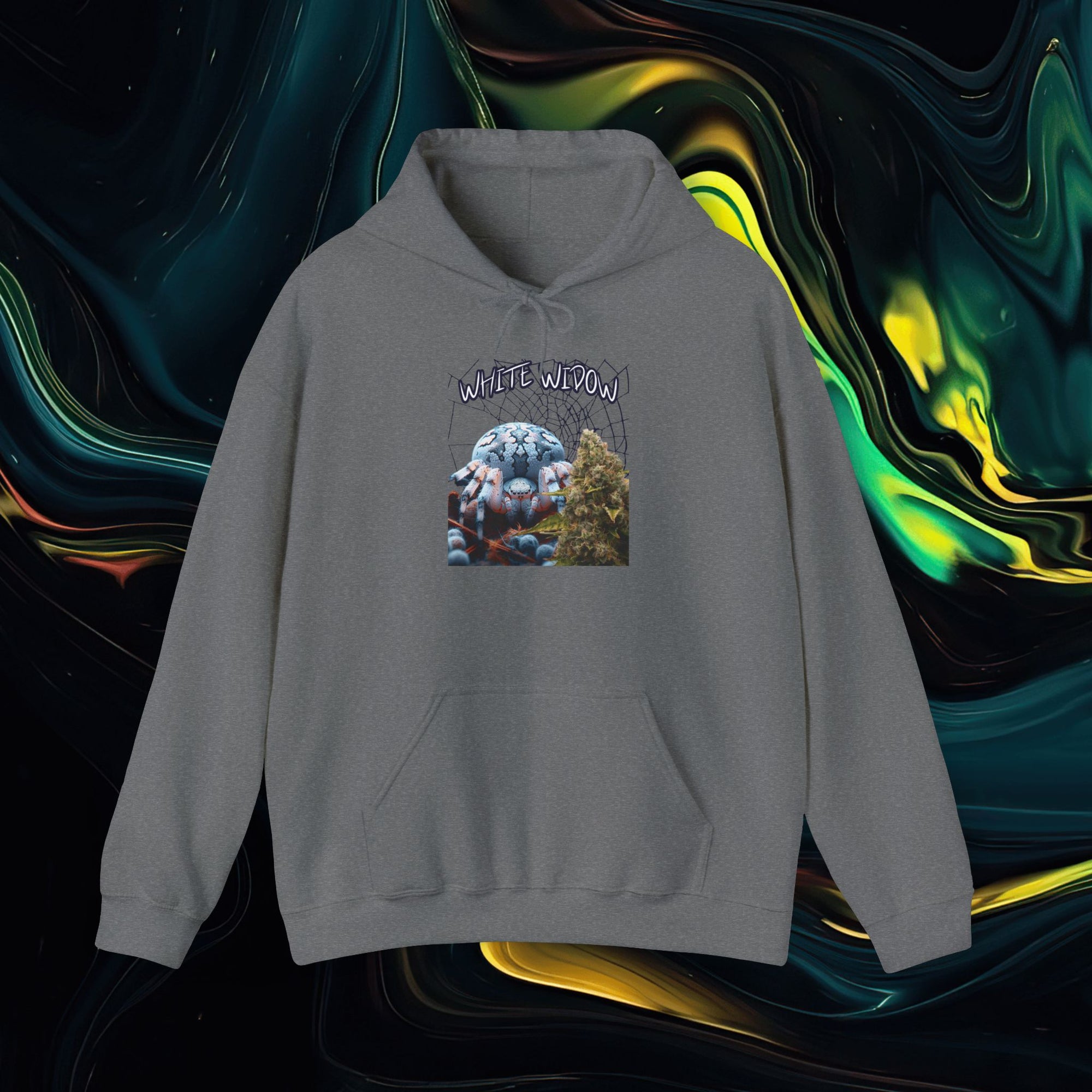 White Widow | Gildan 18500 | Unisex Heavy Blend™ Hooded Sweatshirt