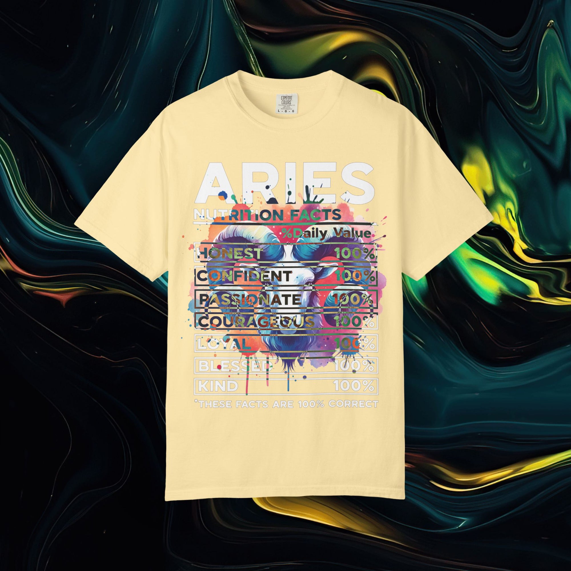 Aries | Comfort Colors C1717 | Unisex Garment-Dyed T-shirt