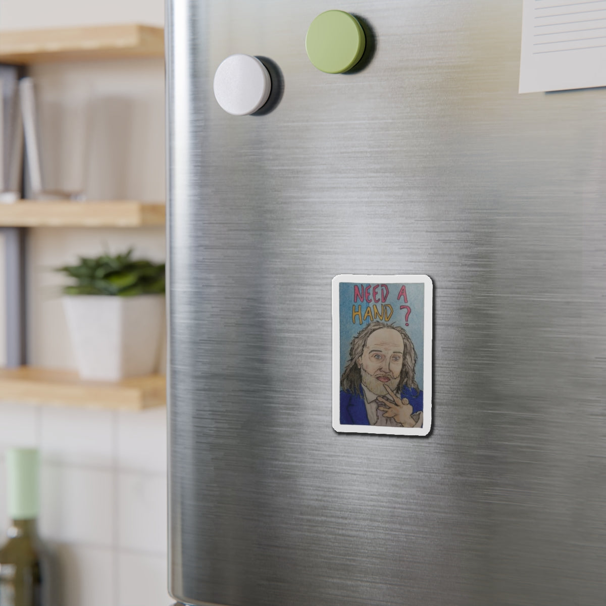 Need a Hand? |  Die-Cut Magnet | Perfect for Wrestling Fans &amp; Collectors