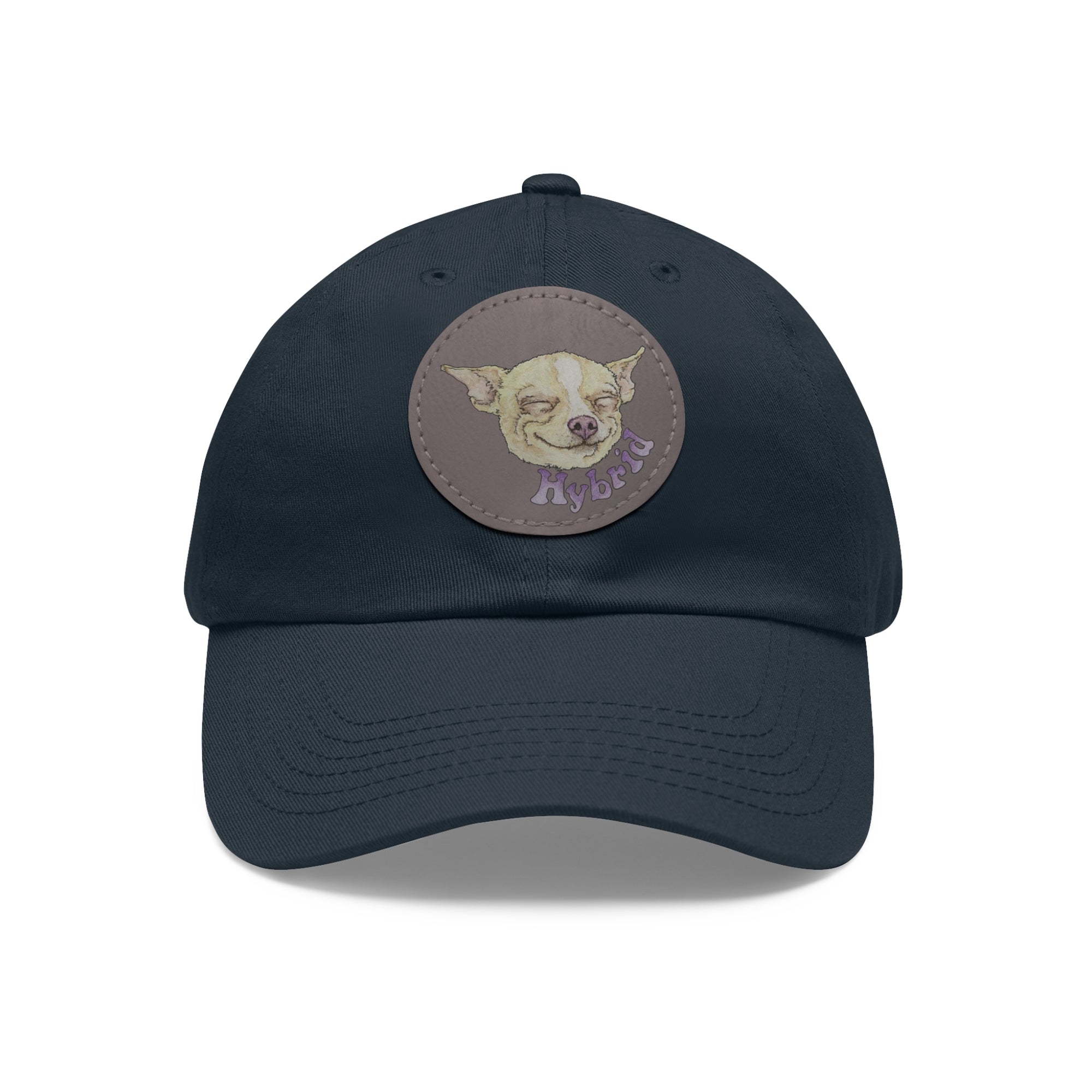 Hybrid | Dad Hat with Leather Patch