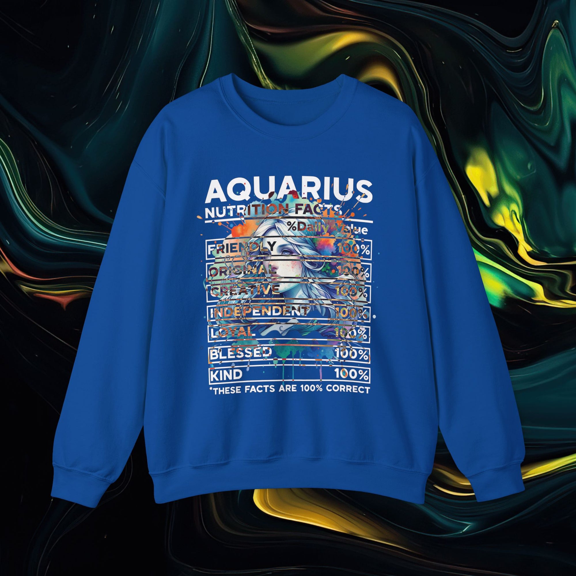Aquarius | Gildan 18000 | Unisex Heavy Blend™ Crewneck Sweatshirt