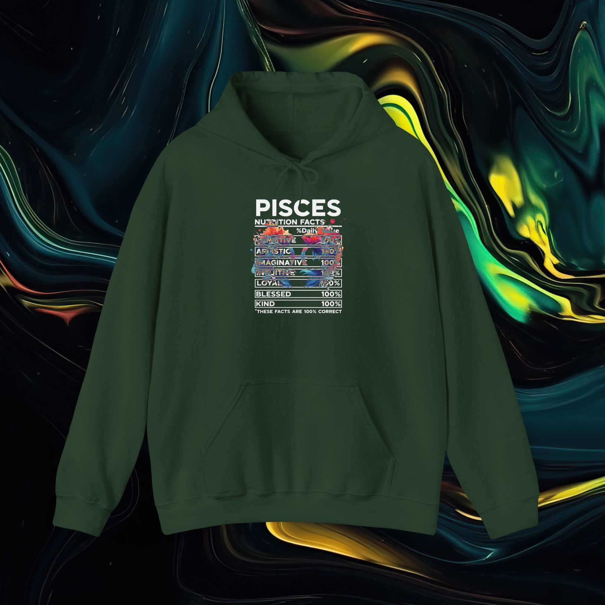 Pisces | Gildan 18500 | Unisex Heavy Blend™ Hooded Sweatshirt