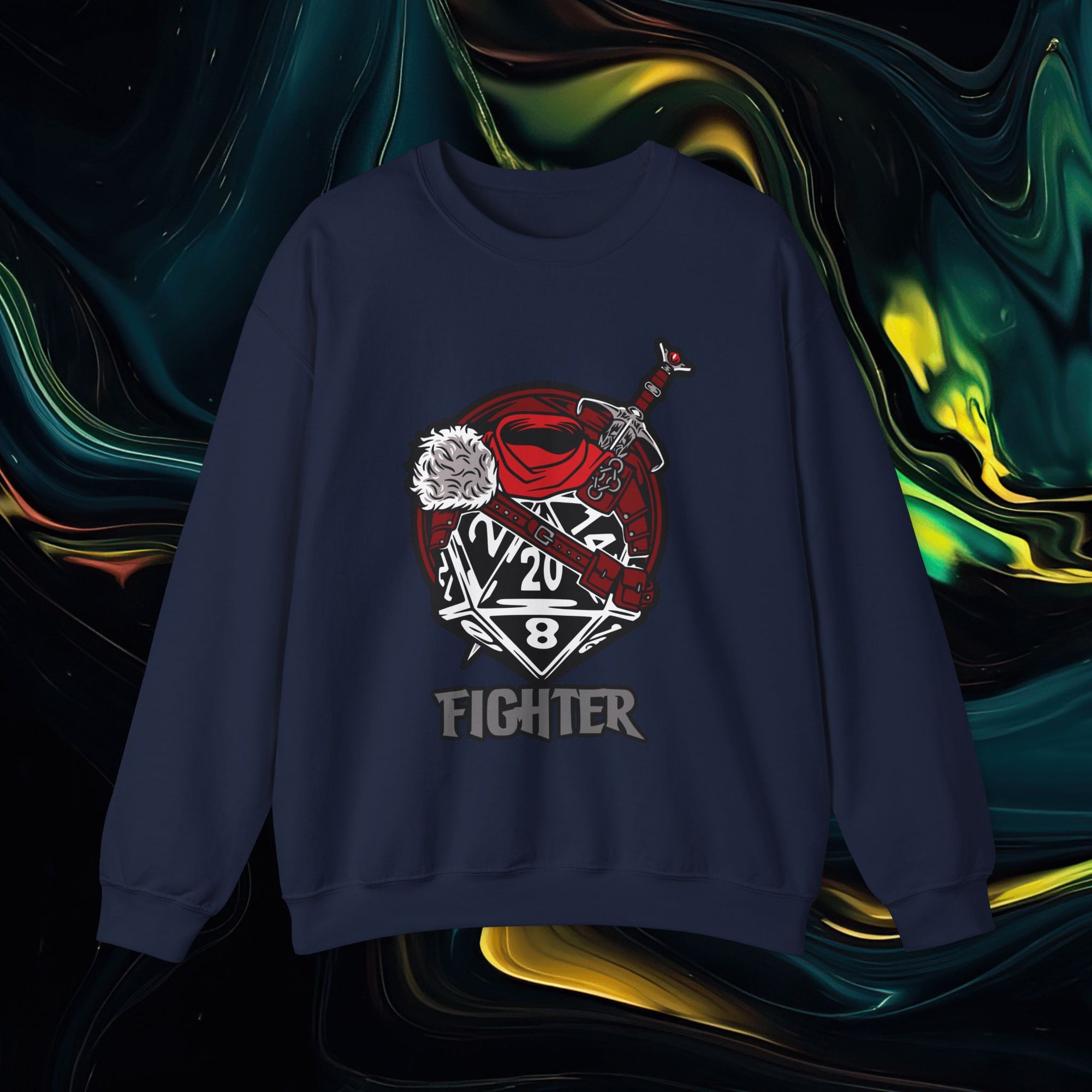 Fighter | Gildan 18000 | Unisex Heavy Blend™ Crewneck Sweatshirt
