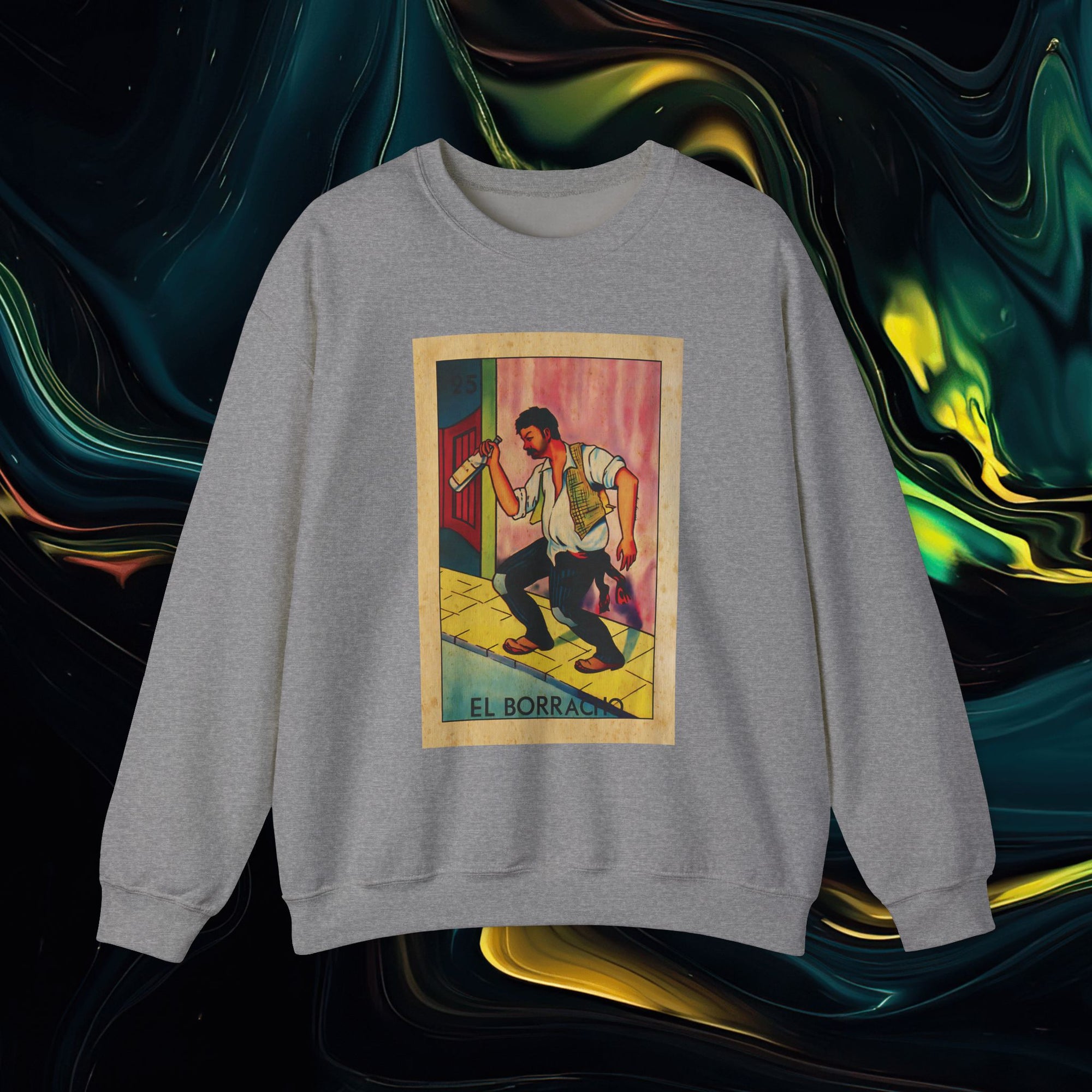 Borracho | Gildan 18000 | Unisex Heavy Blend™ Crewneck Sweatshirt