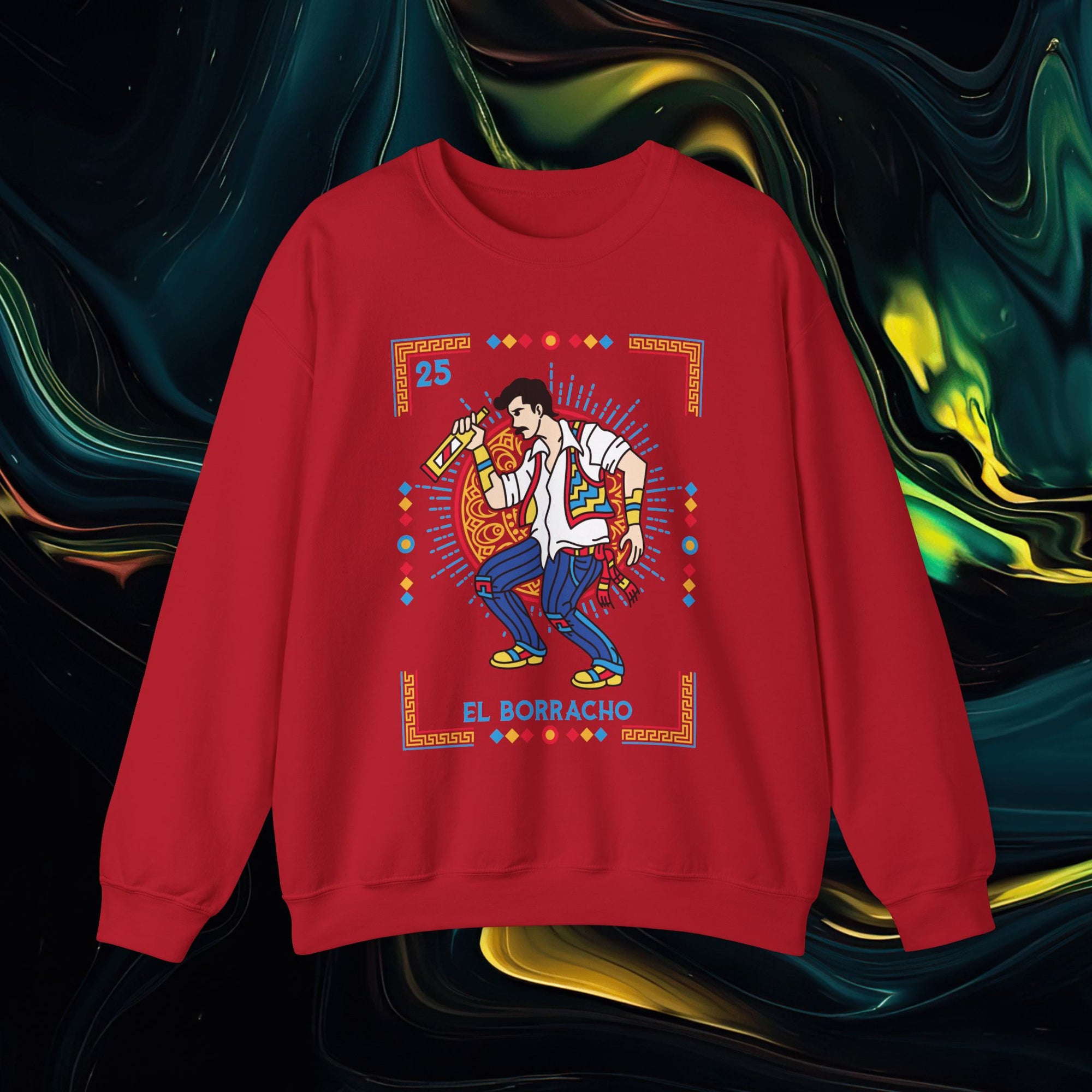 Borracho | Gildan 18000 | Unisex Heavy Blend™ Crewneck Sweatshirt