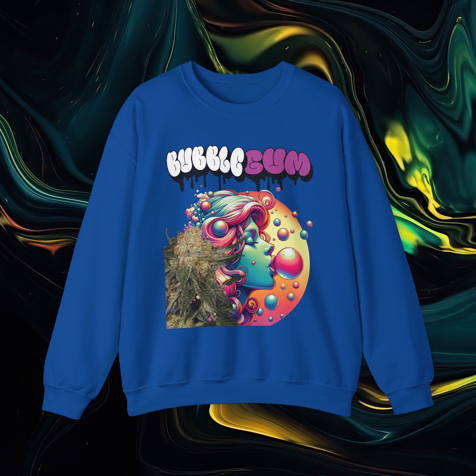 Bubble Gum | Gildan 18000 | Unisex Heavy Blend™ Crewneck Sweatshirt