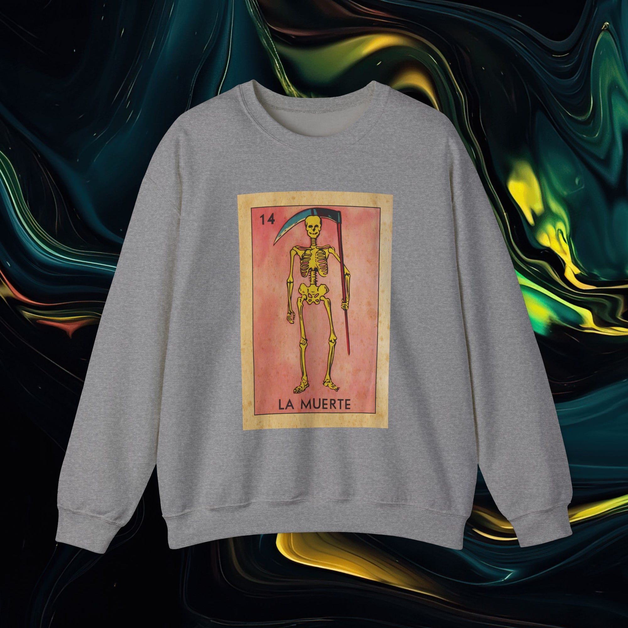 Muerte | Gildan 18000 | Unisex Heavy Blend™ Crewneck Sweatshirt