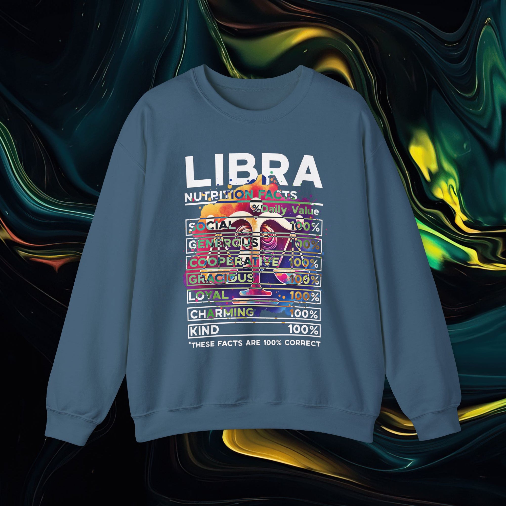 Libra | Gildan 18000 | Unisex Heavy Blend™ Crewneck Sweatshirt