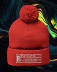 Rated R | Pom-Pom Knit Cap (Embroidery)