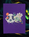 Beautifully Dead | Cozy Velveteen Throw for Home Decor