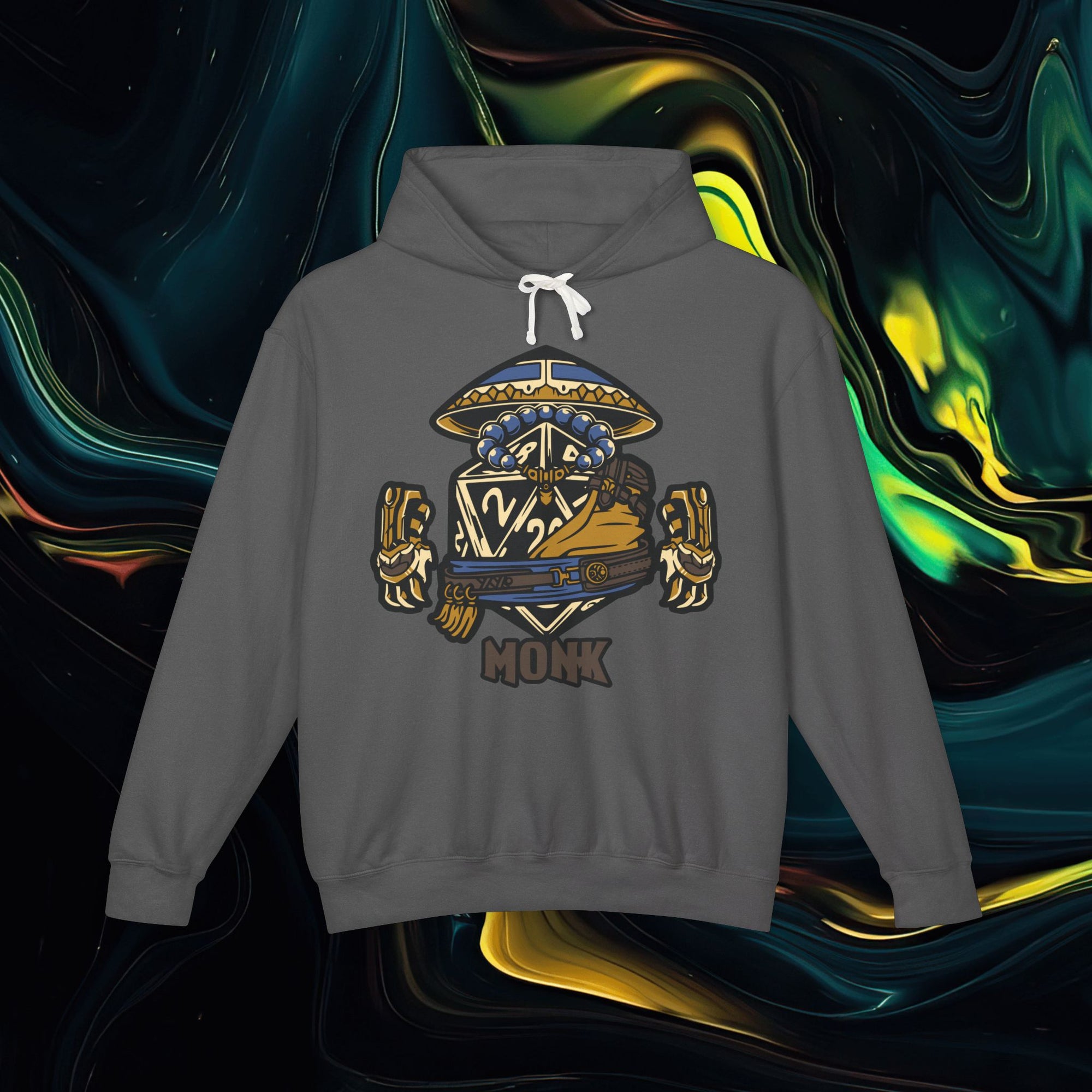 Monk | Comfort Colors 1467 | Unisex Lightweight Hooded Sweatshirt