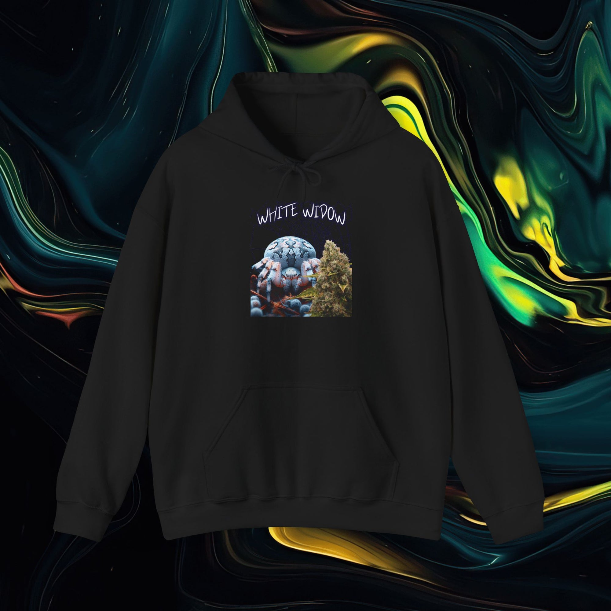 White Widow | Gildan 18500 | Unisex Heavy Blend™ Hooded Sweatshirt
