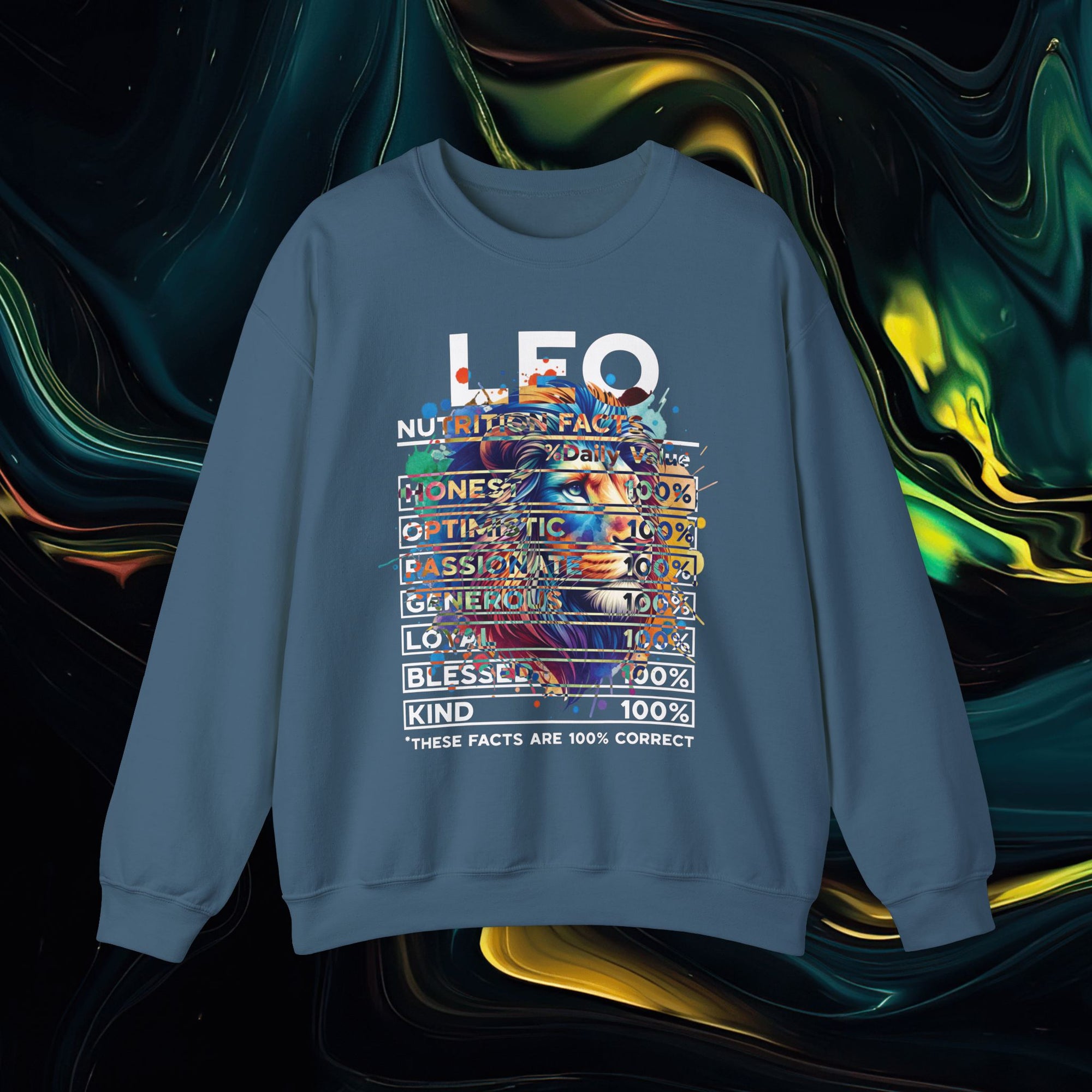 Leo | Gildan 18000 | Unisex Heavy Blend™ Crewneck Sweatshirt