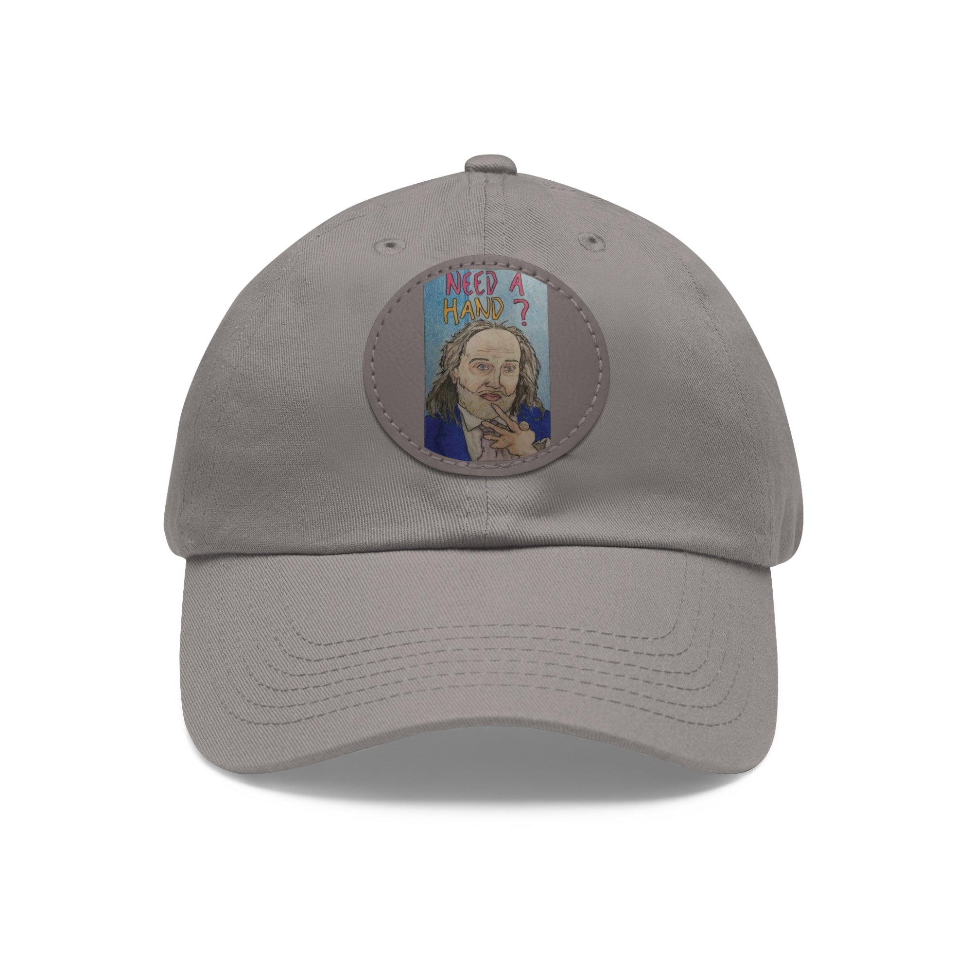 Need a Hand? | Dad Hat with Leather Patch