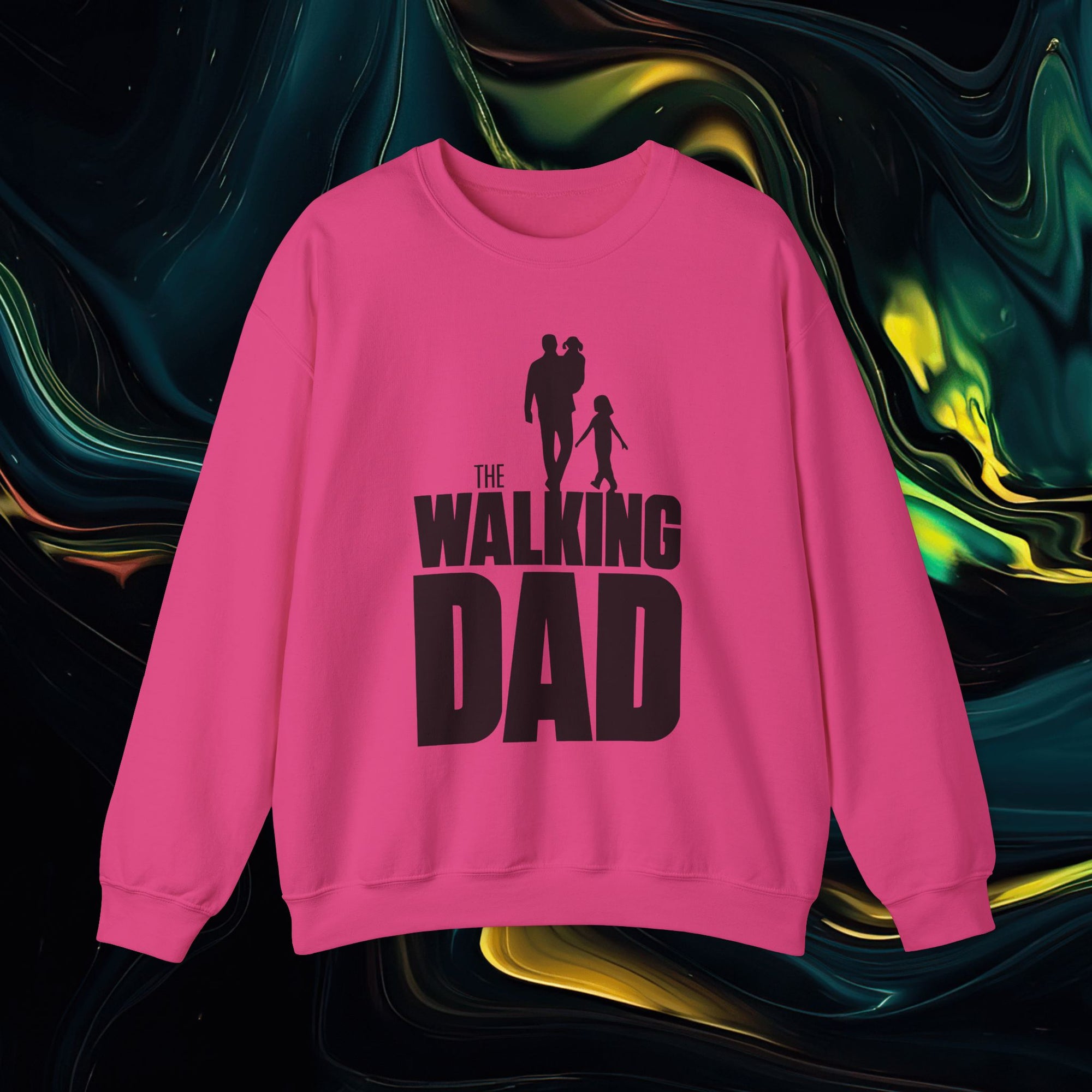 The Walking Dad | Gildan 18000 | Unisex Heavy Blend™ Crewneck Sweatshirt