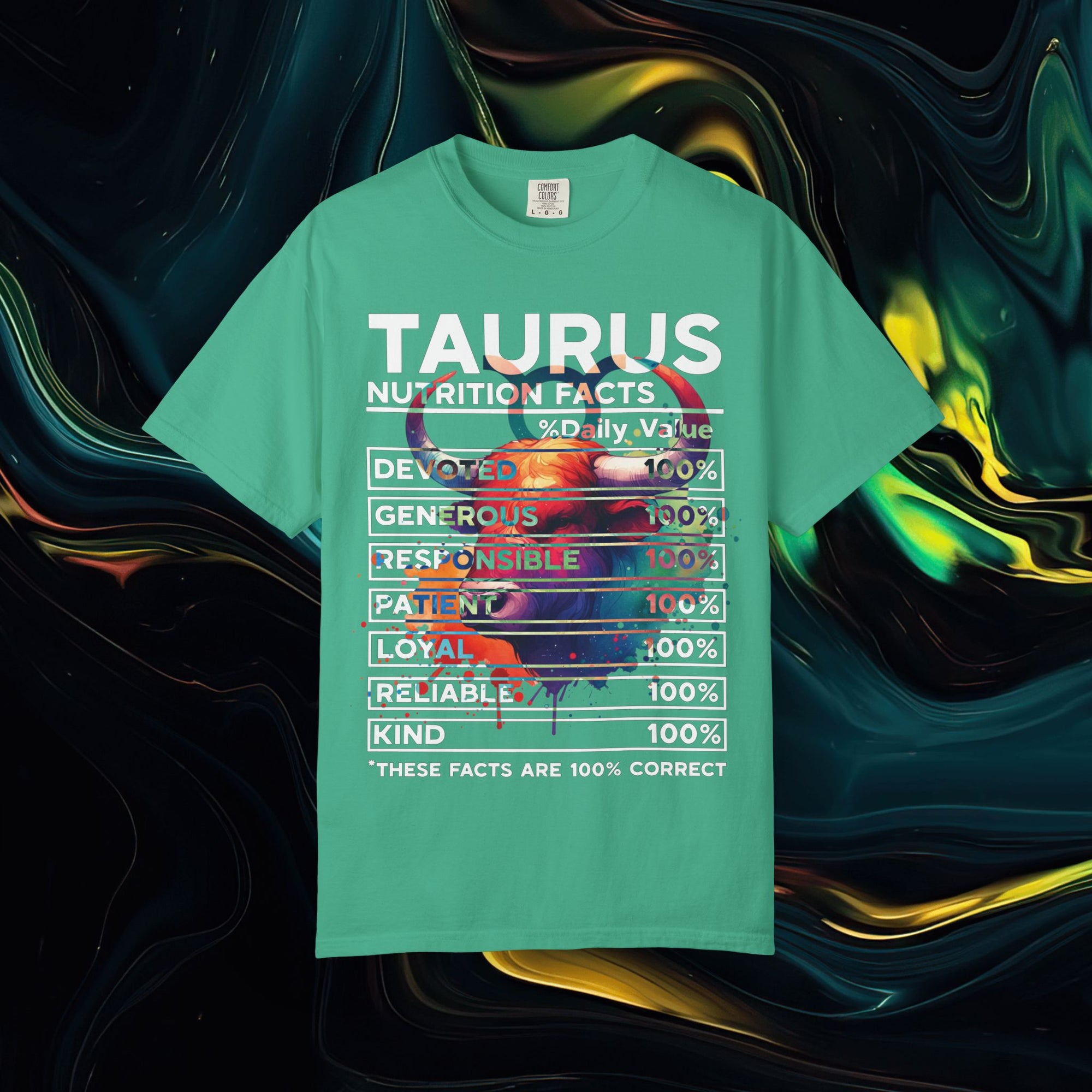 Taurus | Comfort Colors C1717 | Unisex Garment-Dyed T-shirt
