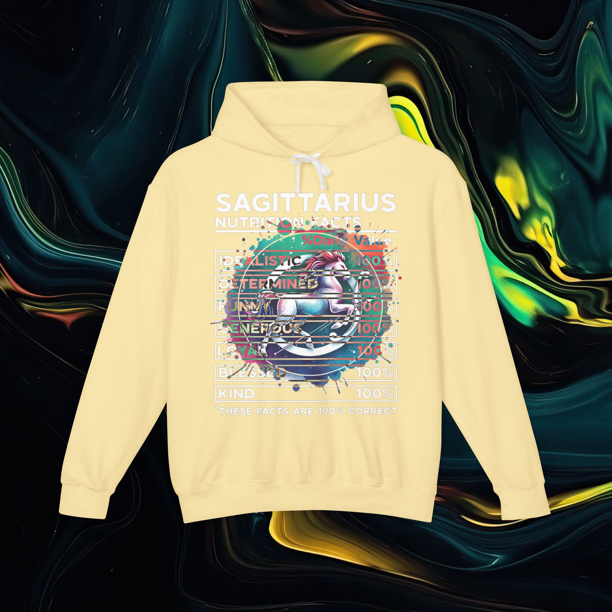 Sagittarius | Comfort Colors 1467 | Unisex Lightweight Hooded Sweatshirt