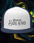 Solano Designs | Embroidered 5 Panel Trucker Cap - Trendy Casual Hat for Everyday Wear