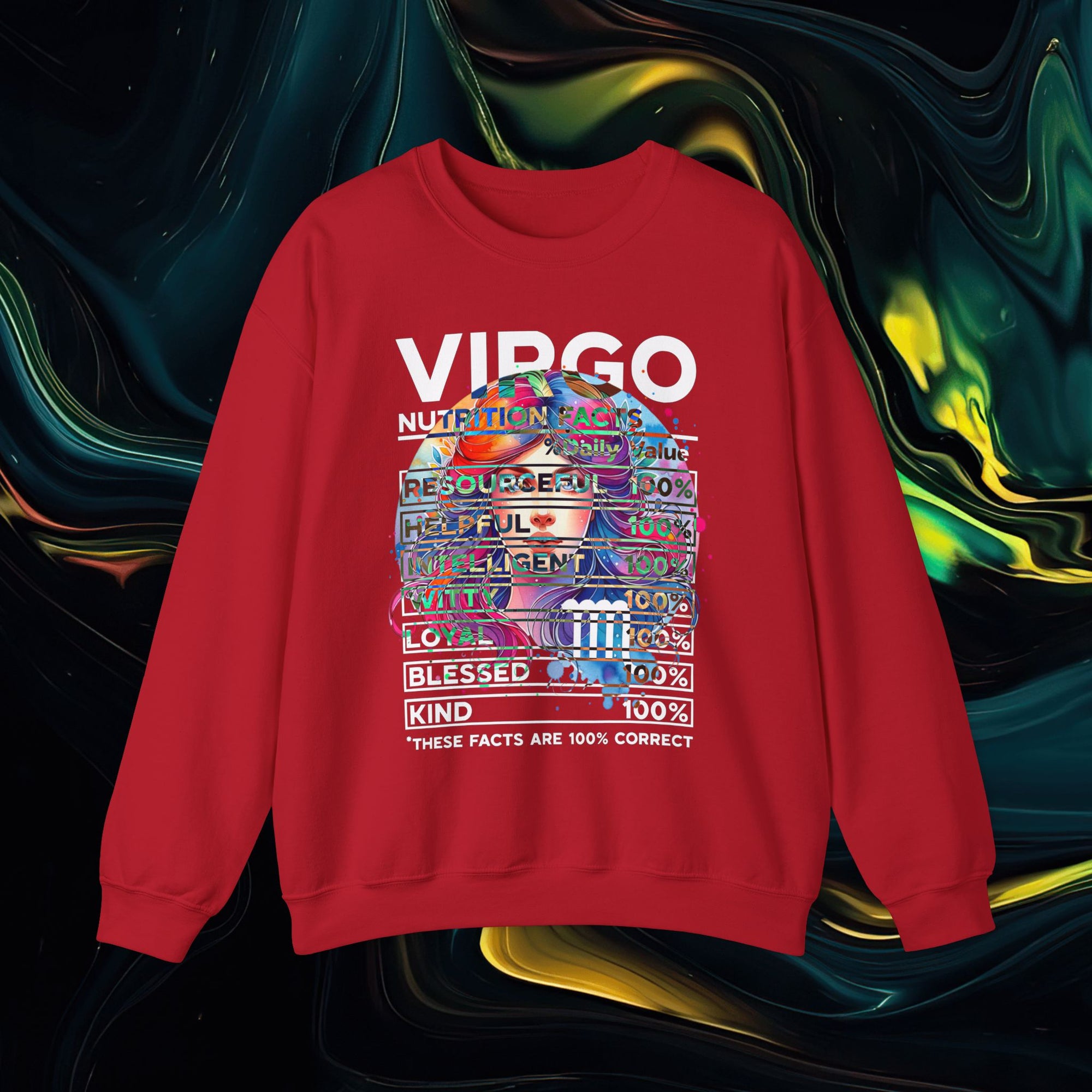 Virgo | Gildan 18000 | Unisex Heavy Blend™ Crewneck Sweatshirt